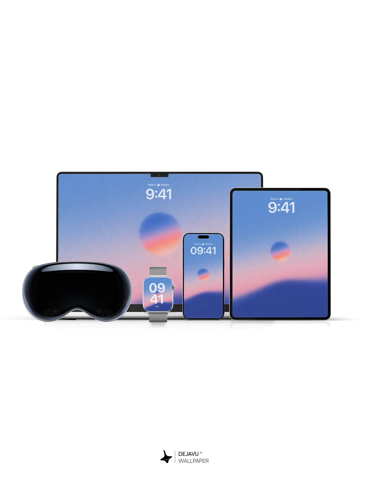 Sunset Gradient Blur Wallpaper 4K for iPhone Lock Screen