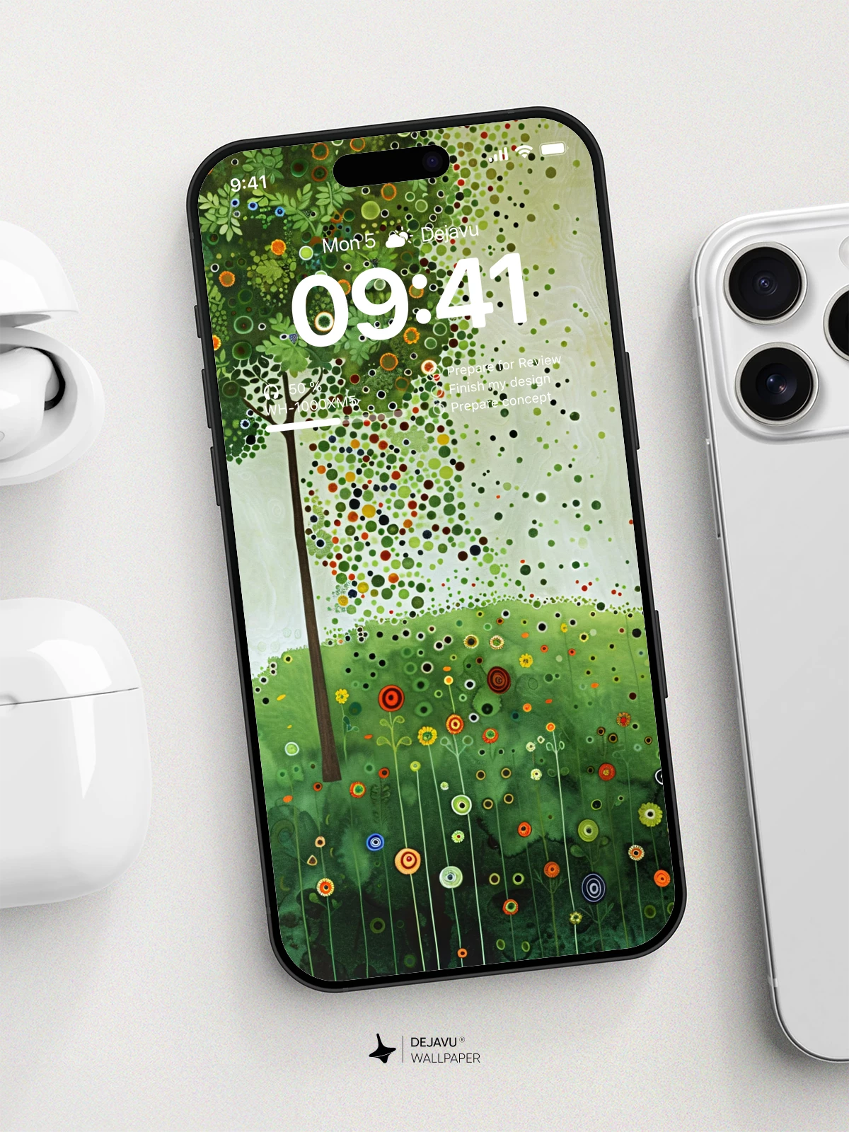 Abstract Nature Tree Wallpaper 4K for iPhone Lock Screen
