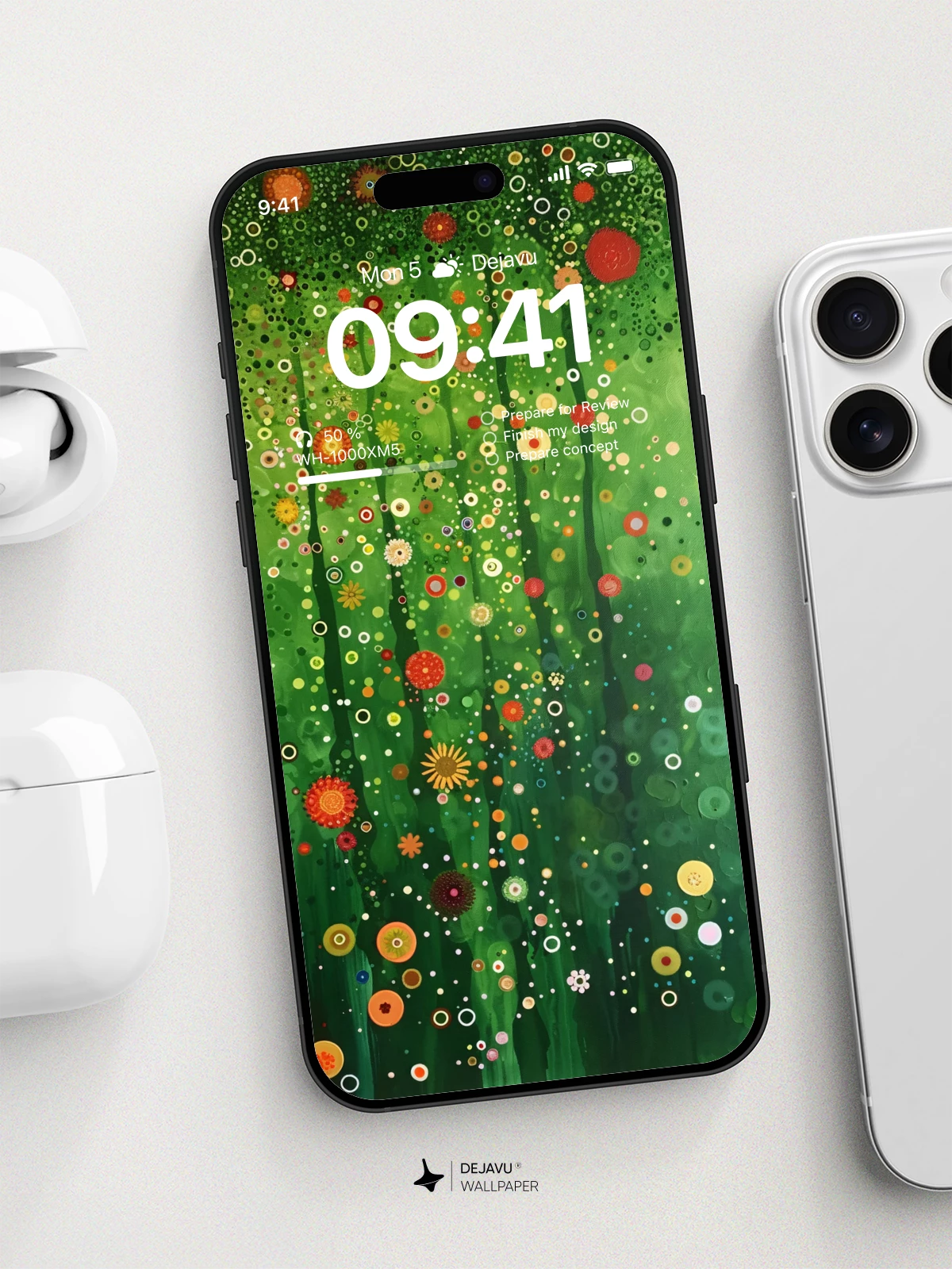 Abstract Floral Wallpaper 4K for iPhone Lock Screen
