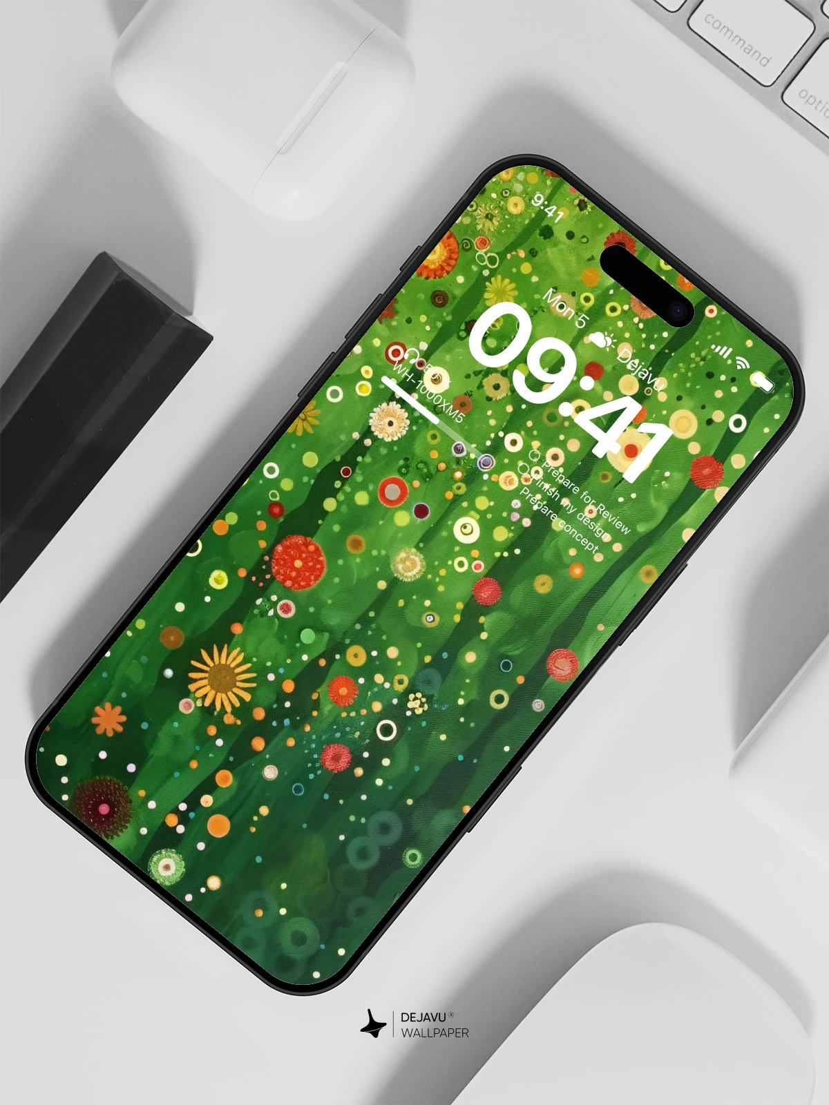 Abstract Floral Wallpaper 4K for iPhone Lock Screen