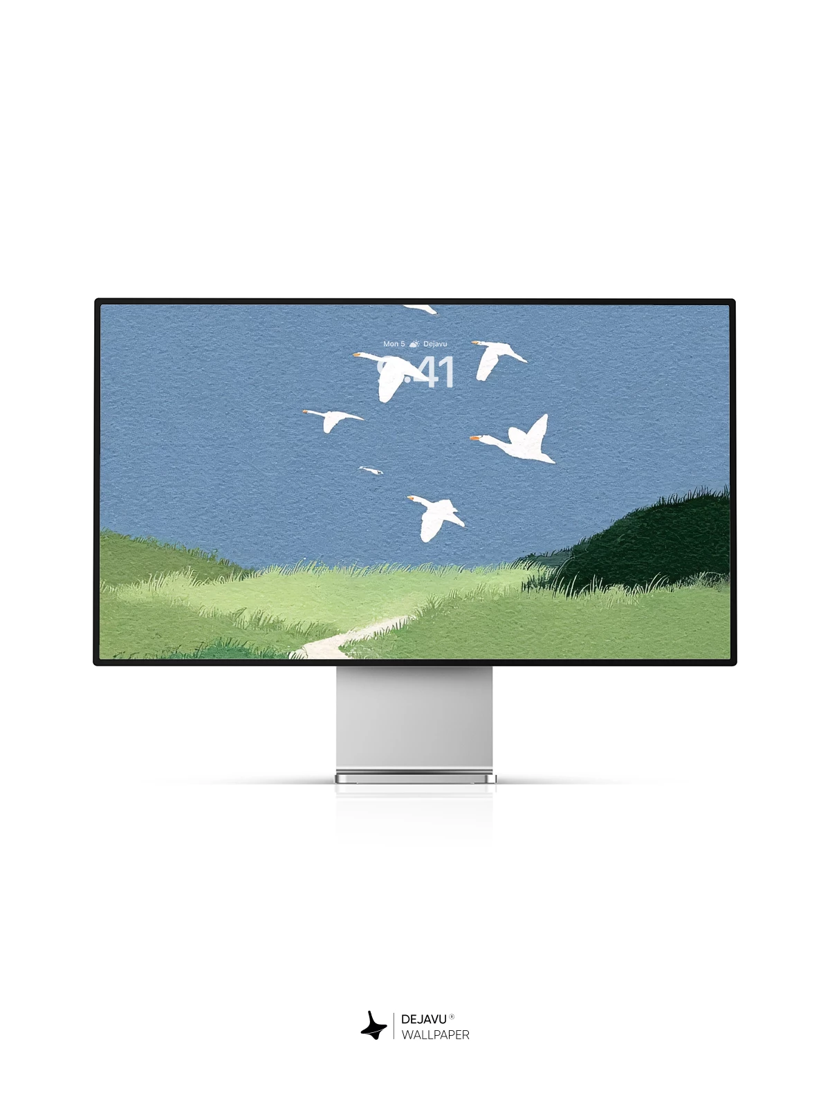 Goose Flock Minimalist Wallpaper 4K for iPhone Lock Screen