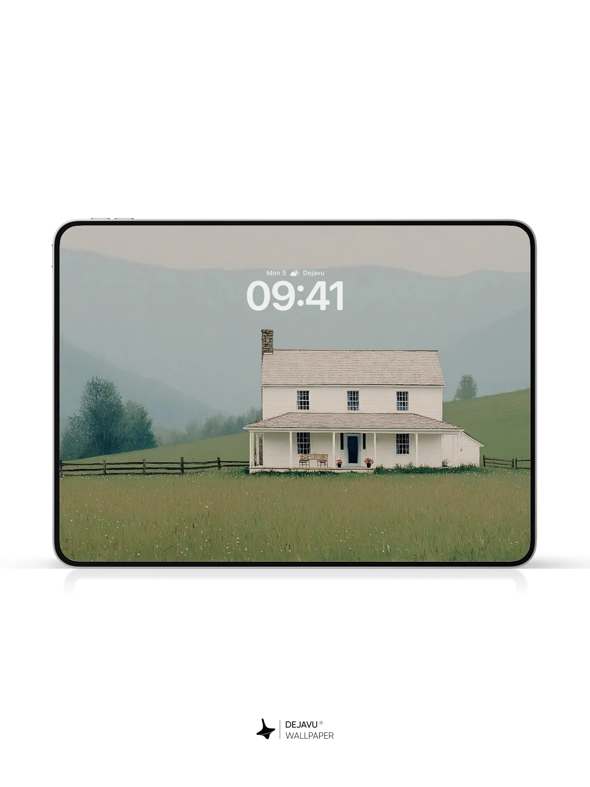 White Farmhouse Wallpaper 4K for iPhone Lock Screen