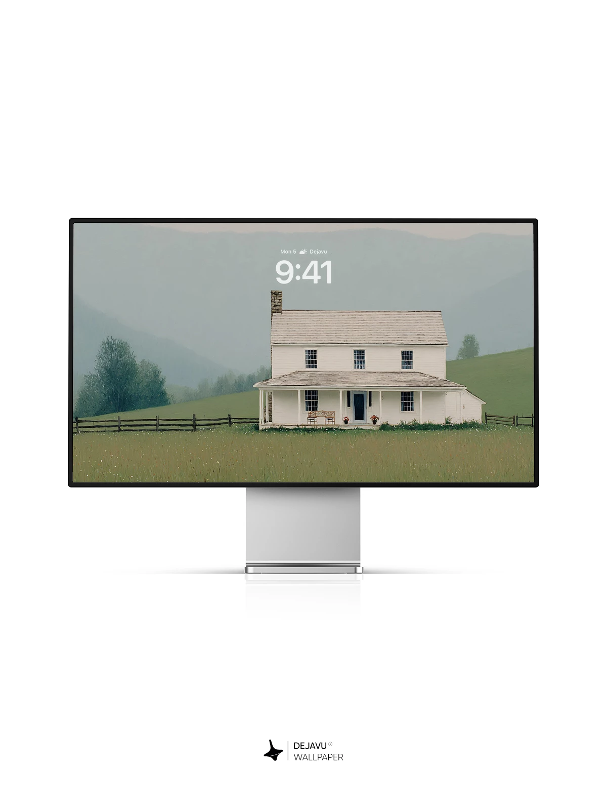 White Farmhouse Wallpaper 4K for iPhone Lock Screen
