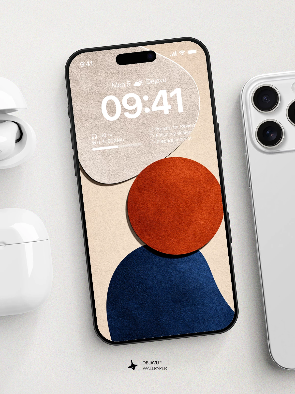Abstract Shapes Wallpaper 4K for iPhone Lock Screen