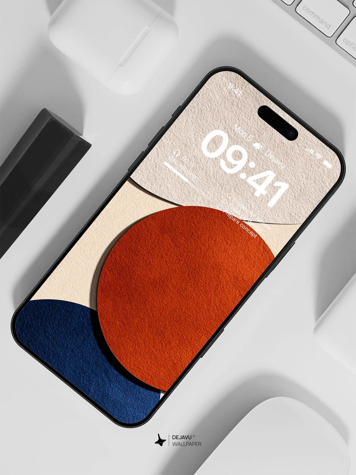 Abstract Shapes Wallpaper 4K for iPhone Lock Screen