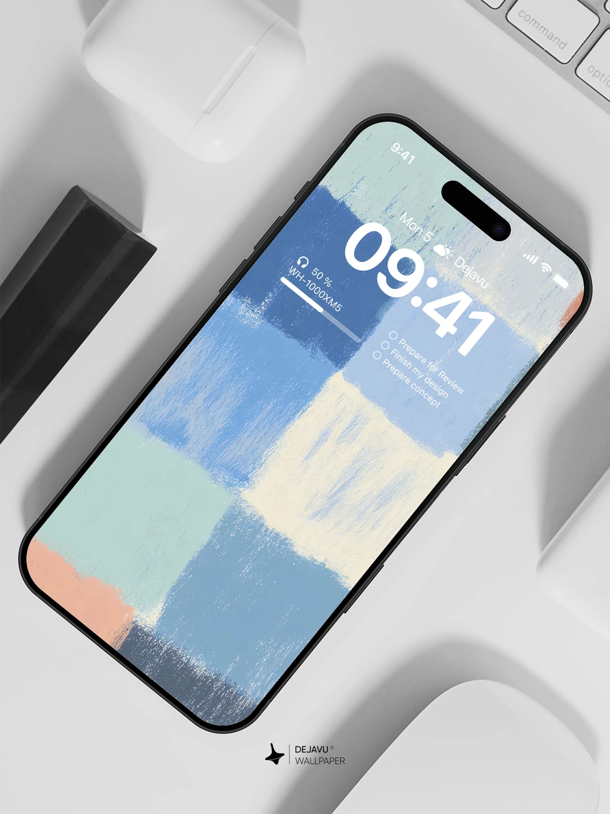 Abstract Color Block Wallpaper 4K for Mobile Background