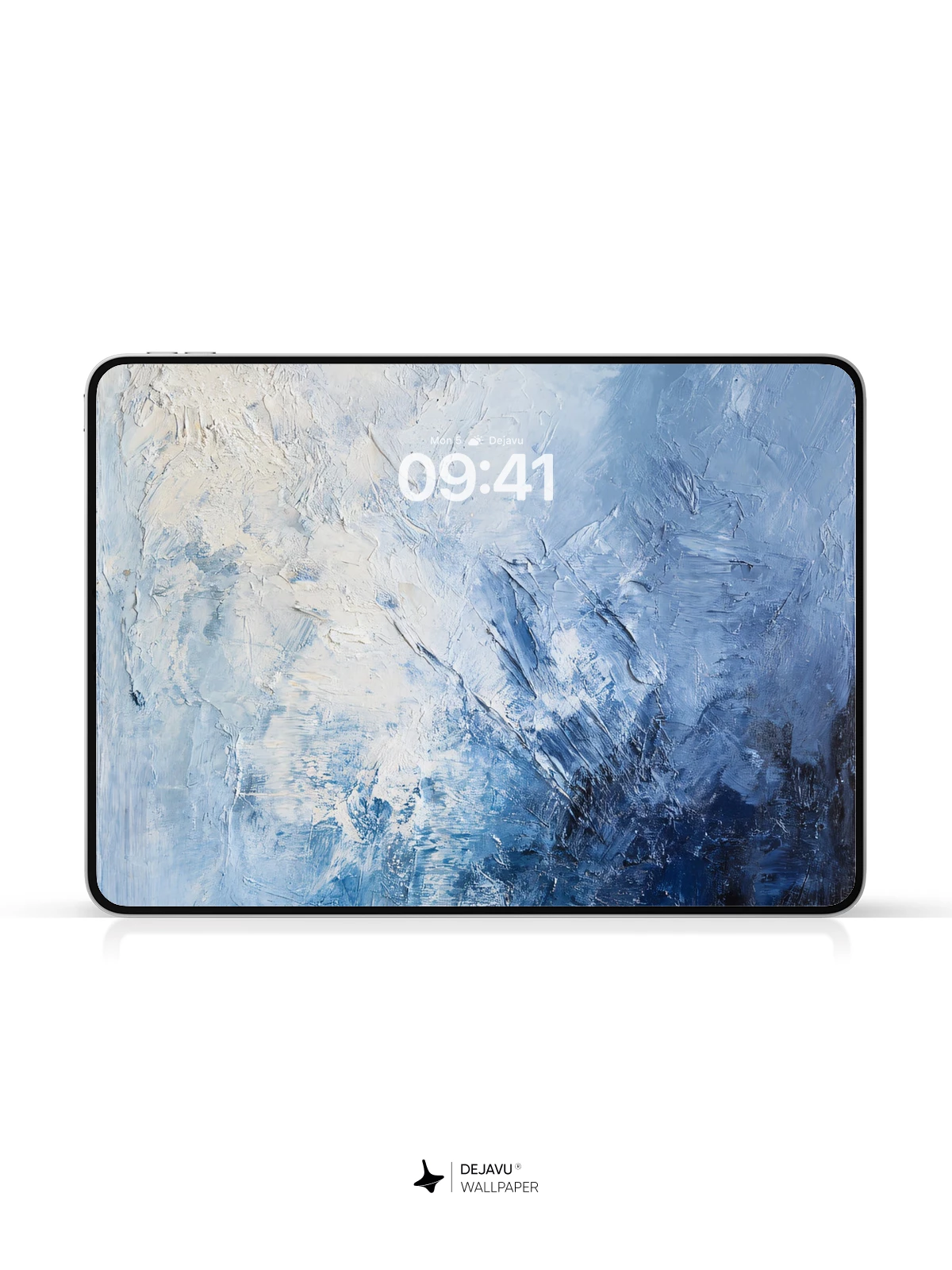 Blue Abstract Art Wallpaper 4K for iPhone Lock Screen