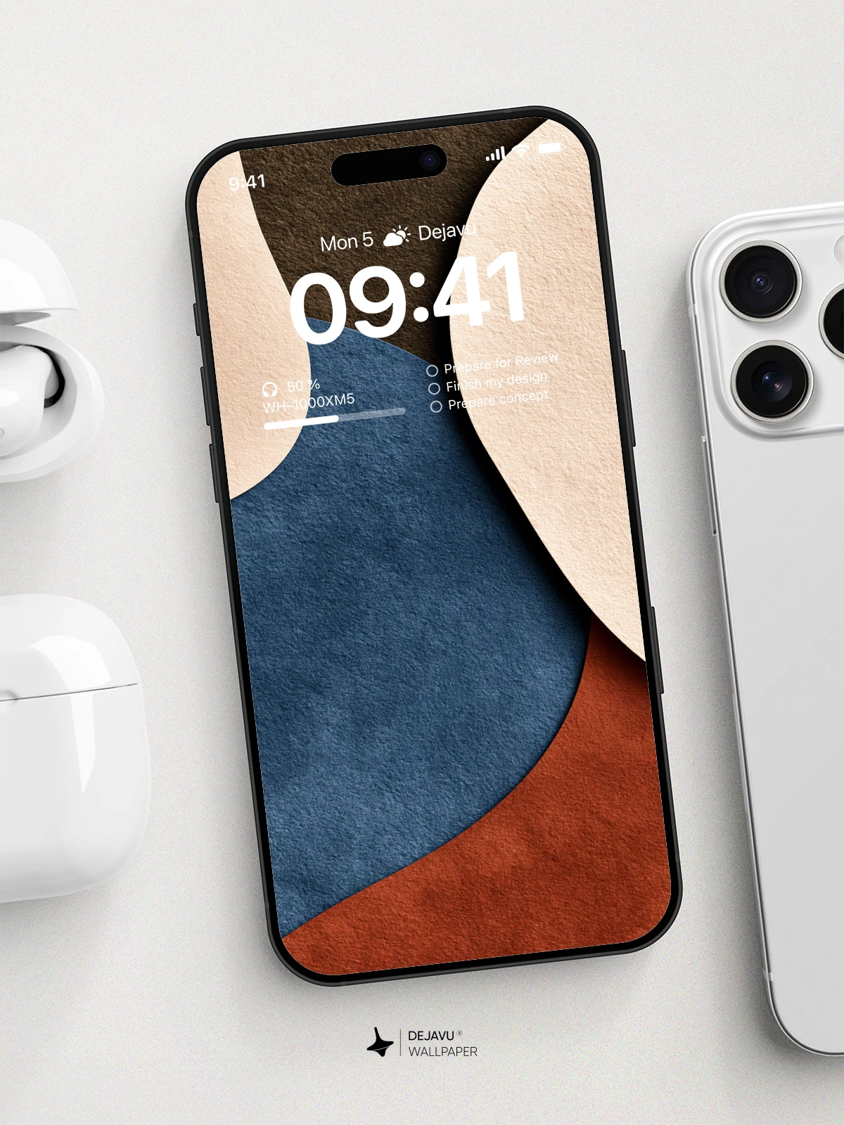 Abstract Shapes Wallpaper 4K for iPhone Lock Screen