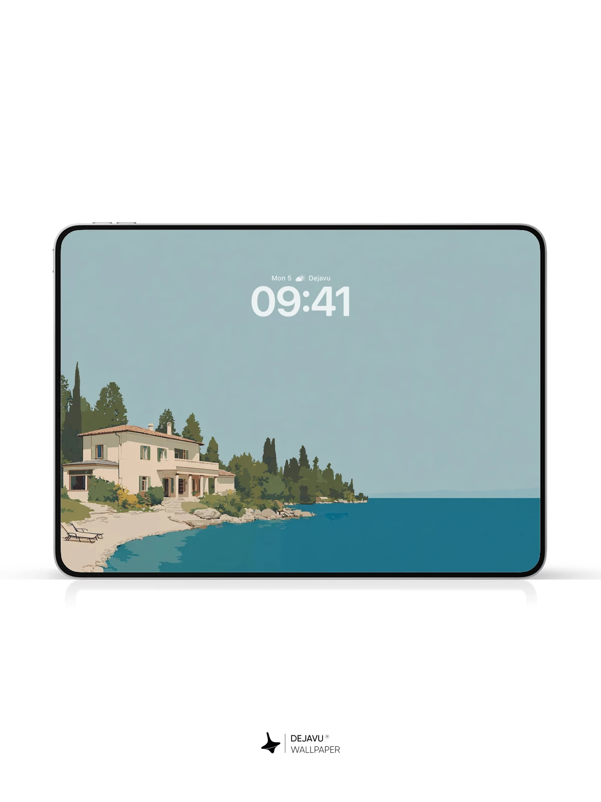 Seaside Villa Wallpaper 4K for iPhone Lock Screen