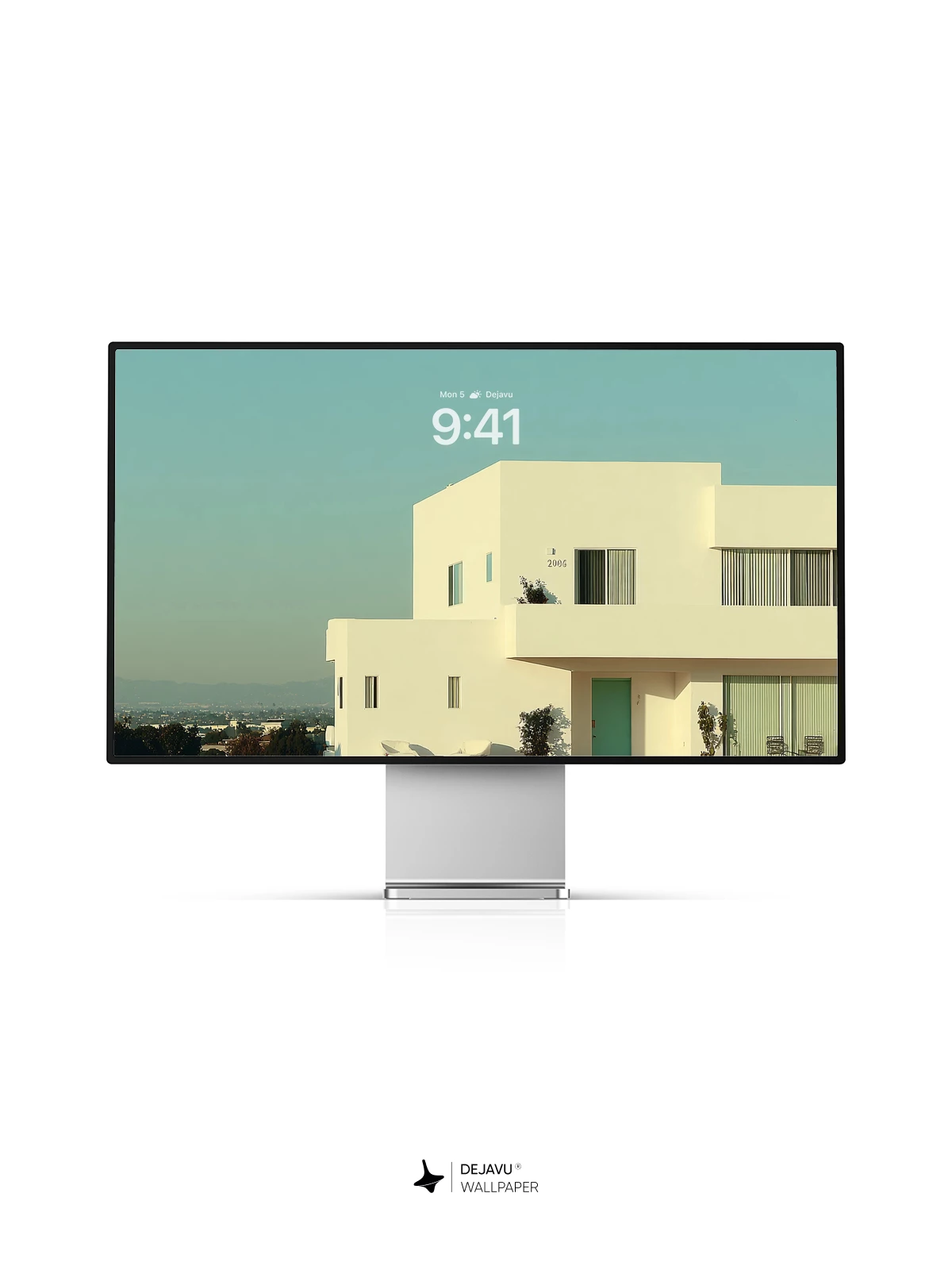 Modern White Architecture Wallpaper 4K for iPhone Lock Screen
