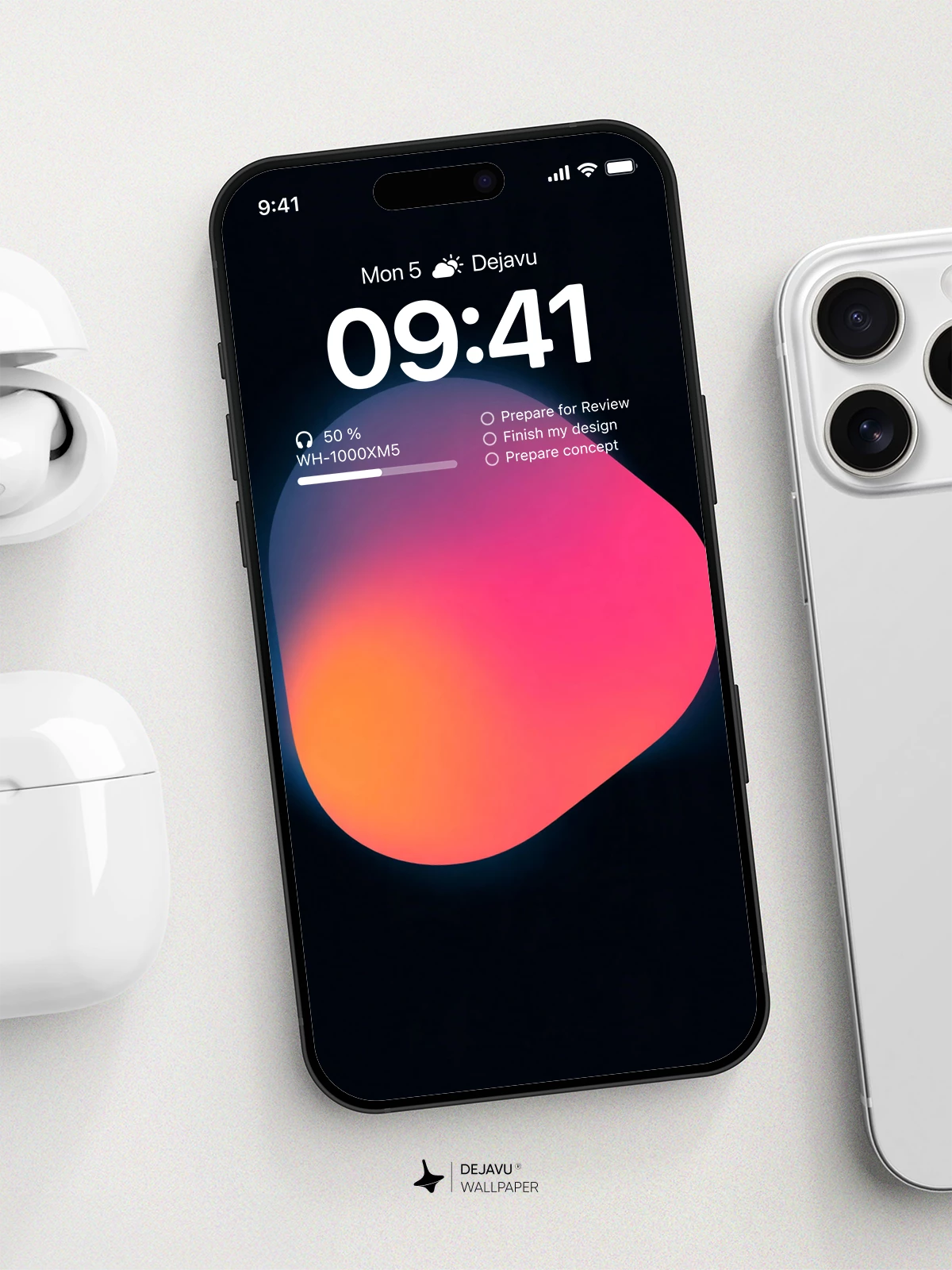 Gradient Colorful Wallpaper 4K for iPhone Lock Screen