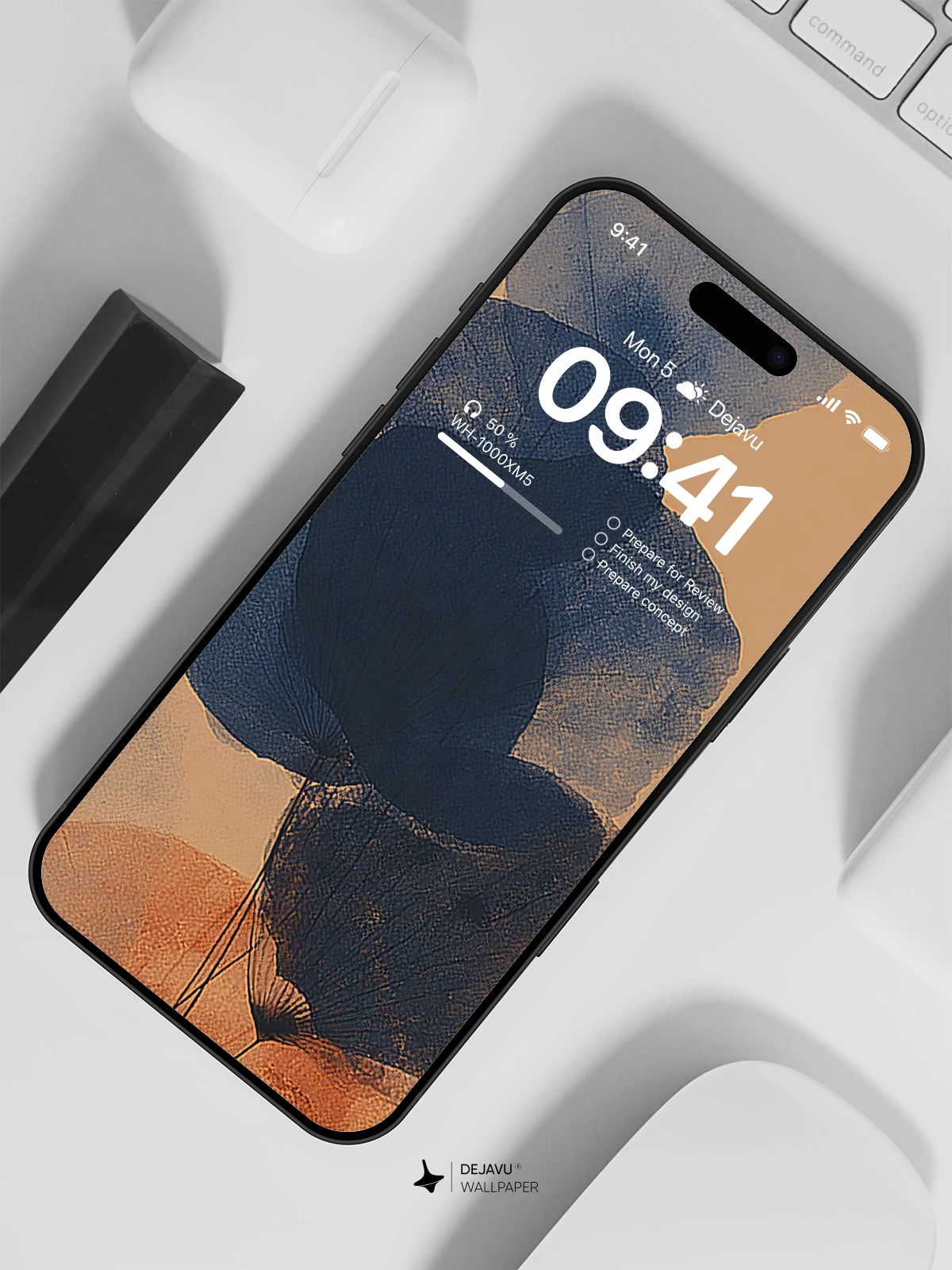 Abstract Watercolor Wallpaper 4K for iPhone Lock Screen
