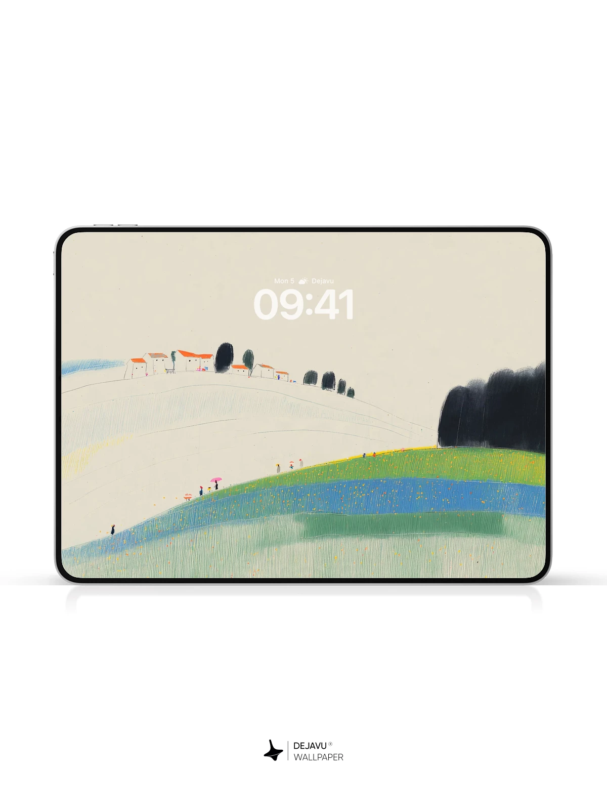 Minimalist Landscape Wallpaper 4K for iPhone Lock Screen