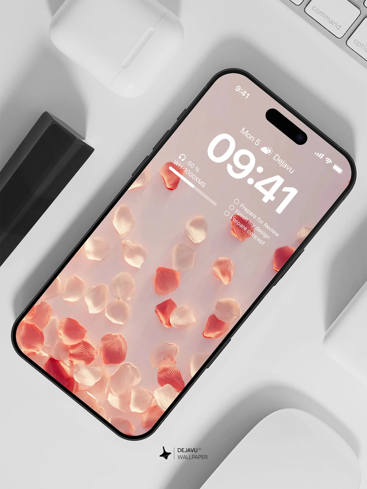 Pink Rose Petals Wallpaper 4K for iPhone Lock Screen