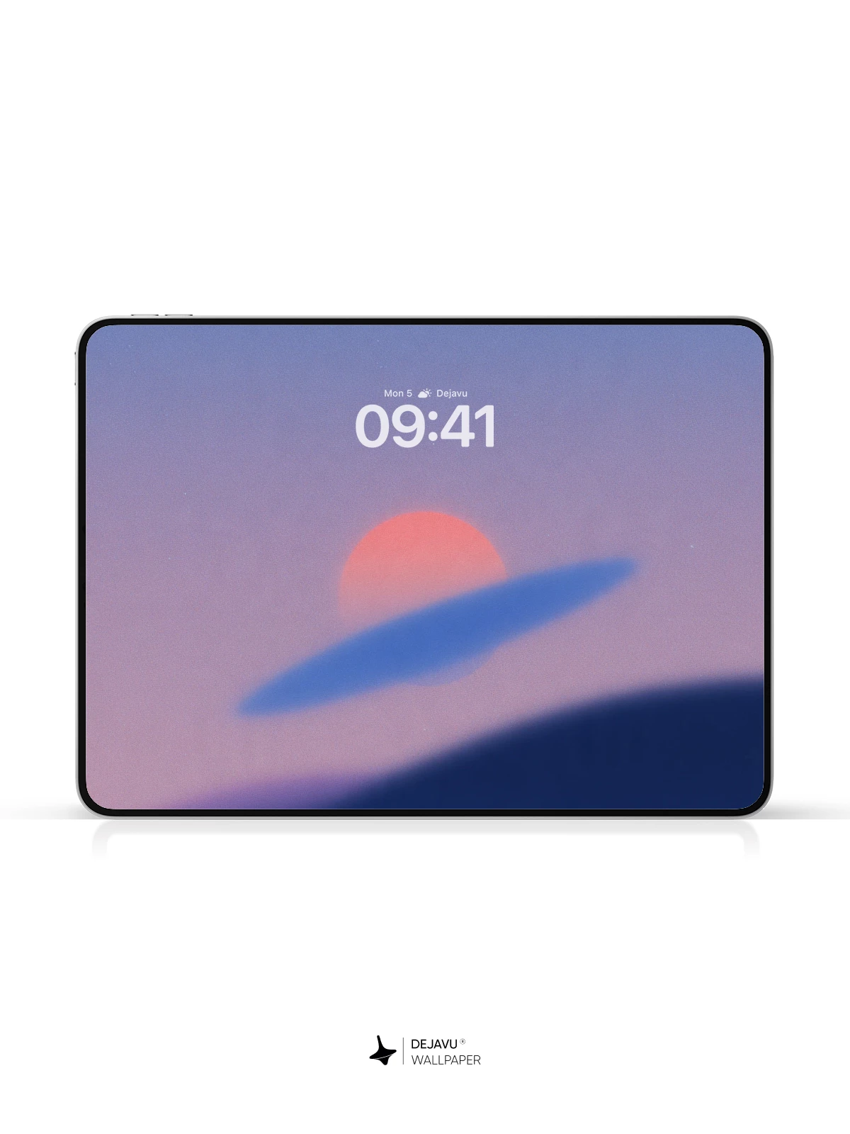 UFO Sunset Wallpaper 4K for iPhone Lock Screen
