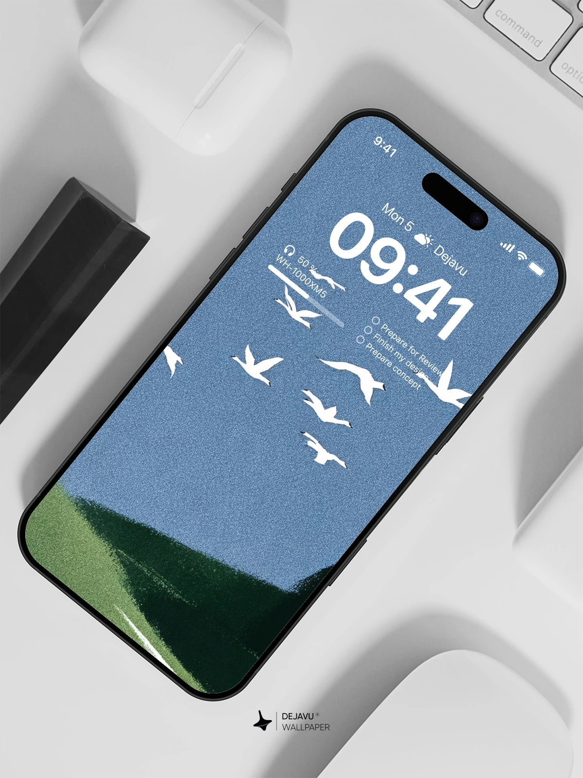 Minimalist Nature Wallpaper 4K for iPhone Lock Screen