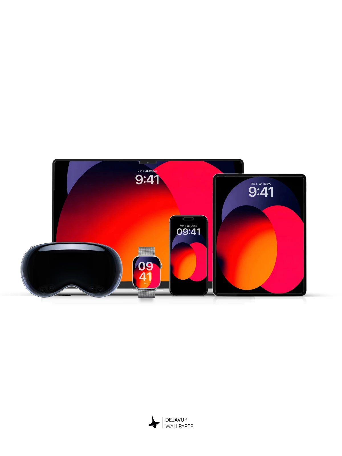 Colorful Gradient Wallpaper 4K for iPhone Lock Screen