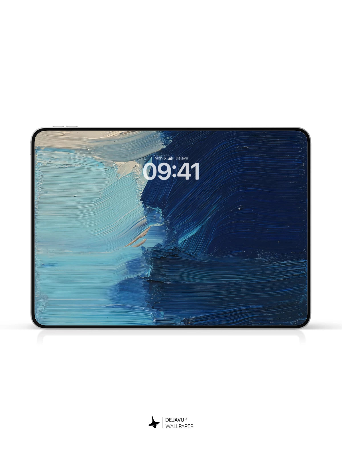 Blue Abstract Art Wallpaper 4K for Mobile Background