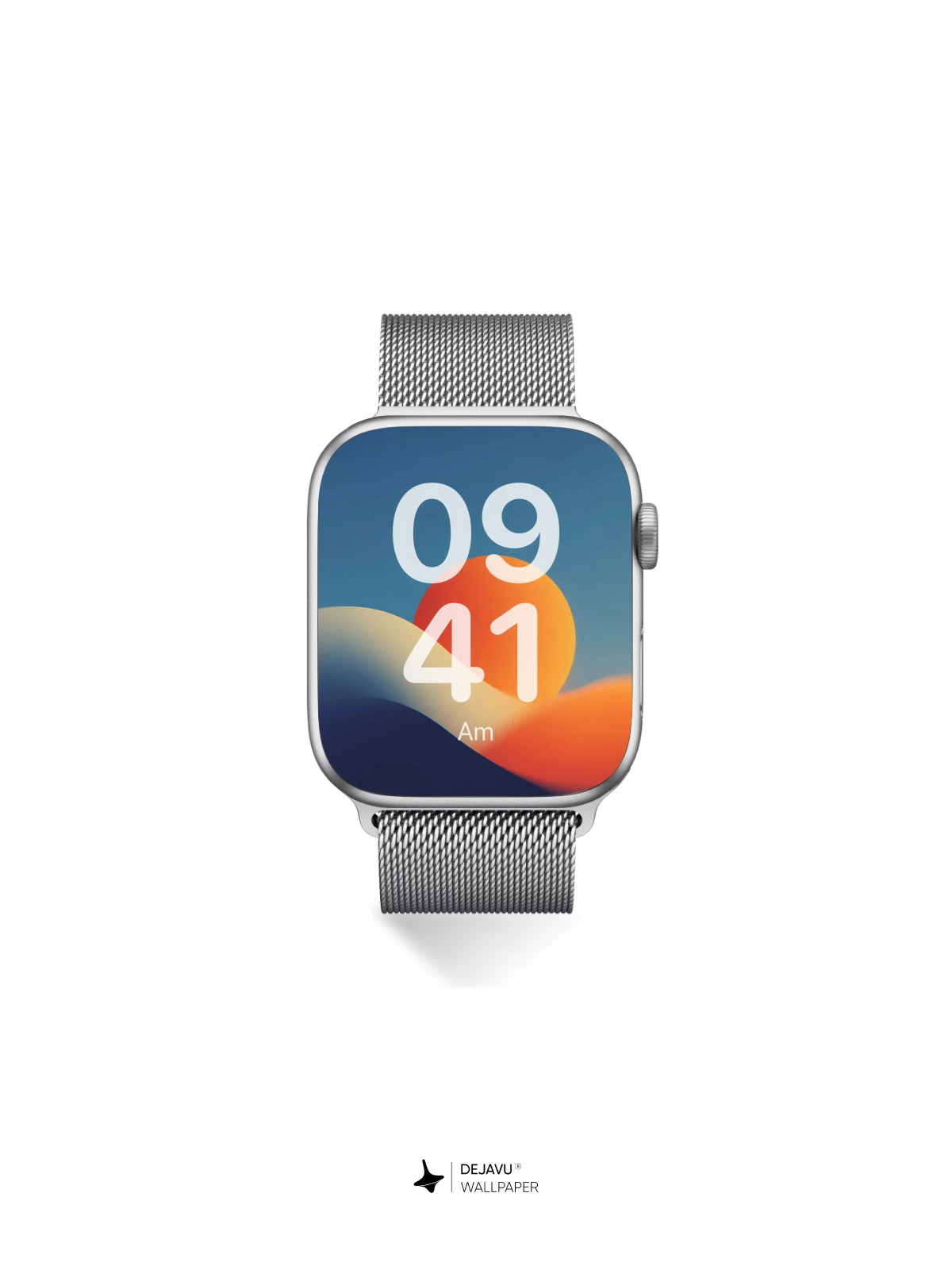 Gradient Orange Blue Wallpaper 4K for iPhone Lock Screen