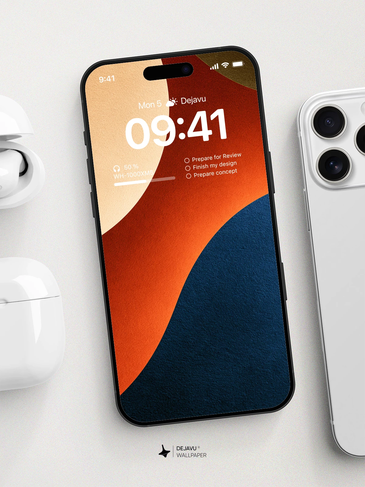 Abstract Colorful Circles Wallpaper 4K for iPhone Lock Screen