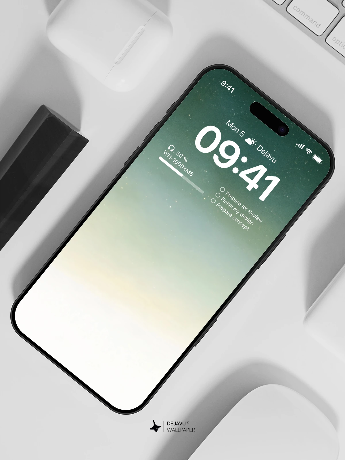 Aurora Gradient Background Wallpaper 4K for iPhone Lock Screen