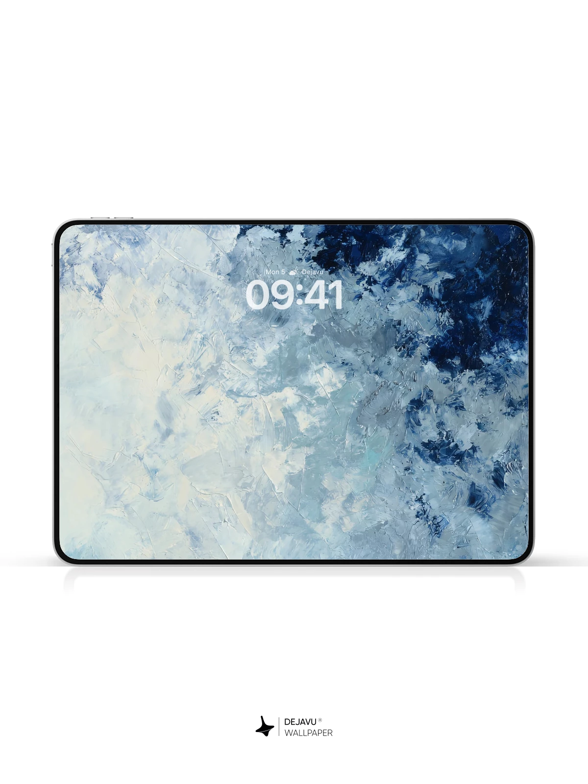 Abstract Blue and White Wallpaper 4K for Mobile Background