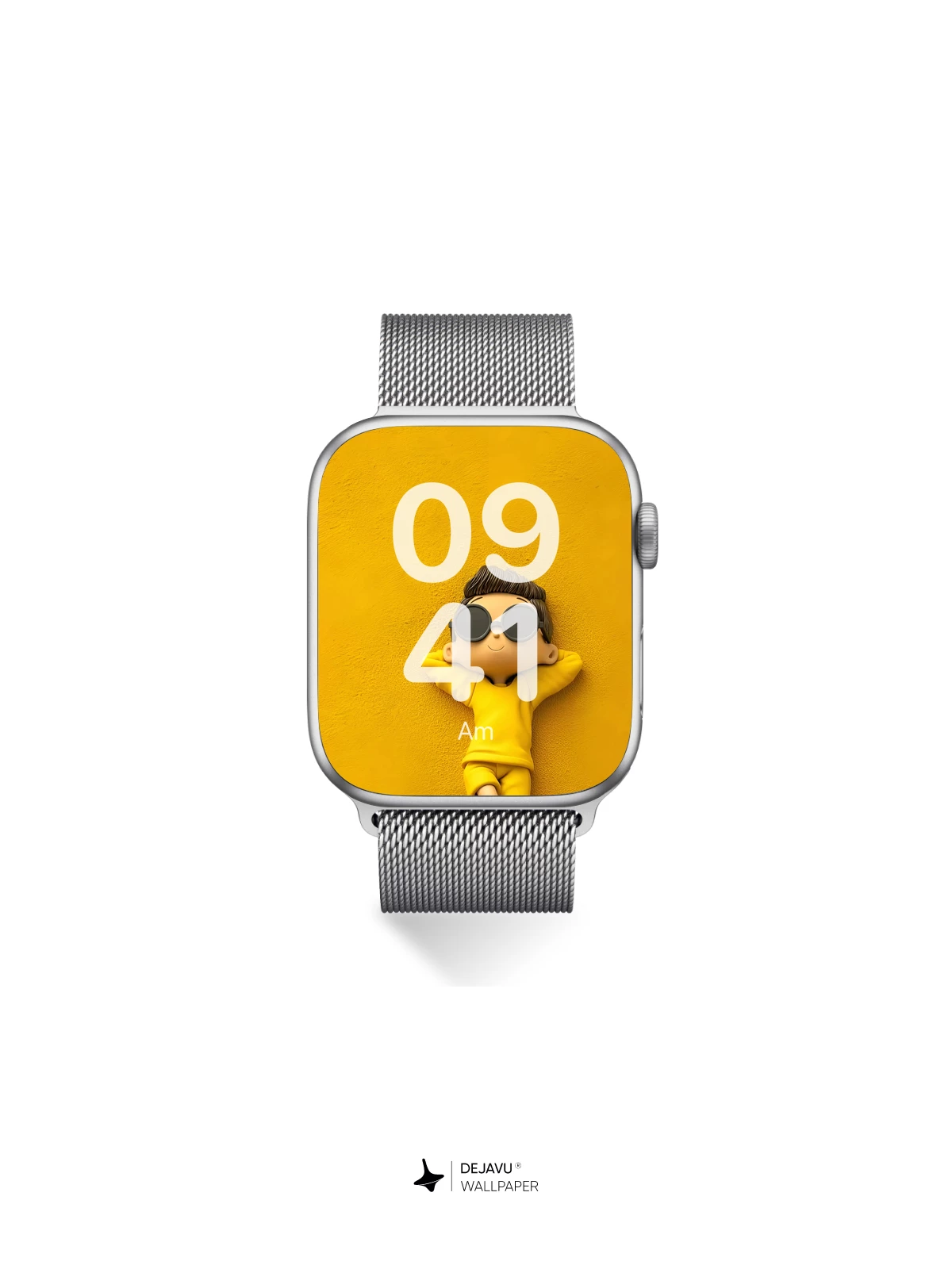 Yellow 3D Boy with Sunglasses Wallpaper 4K for iPhone Lock Screen