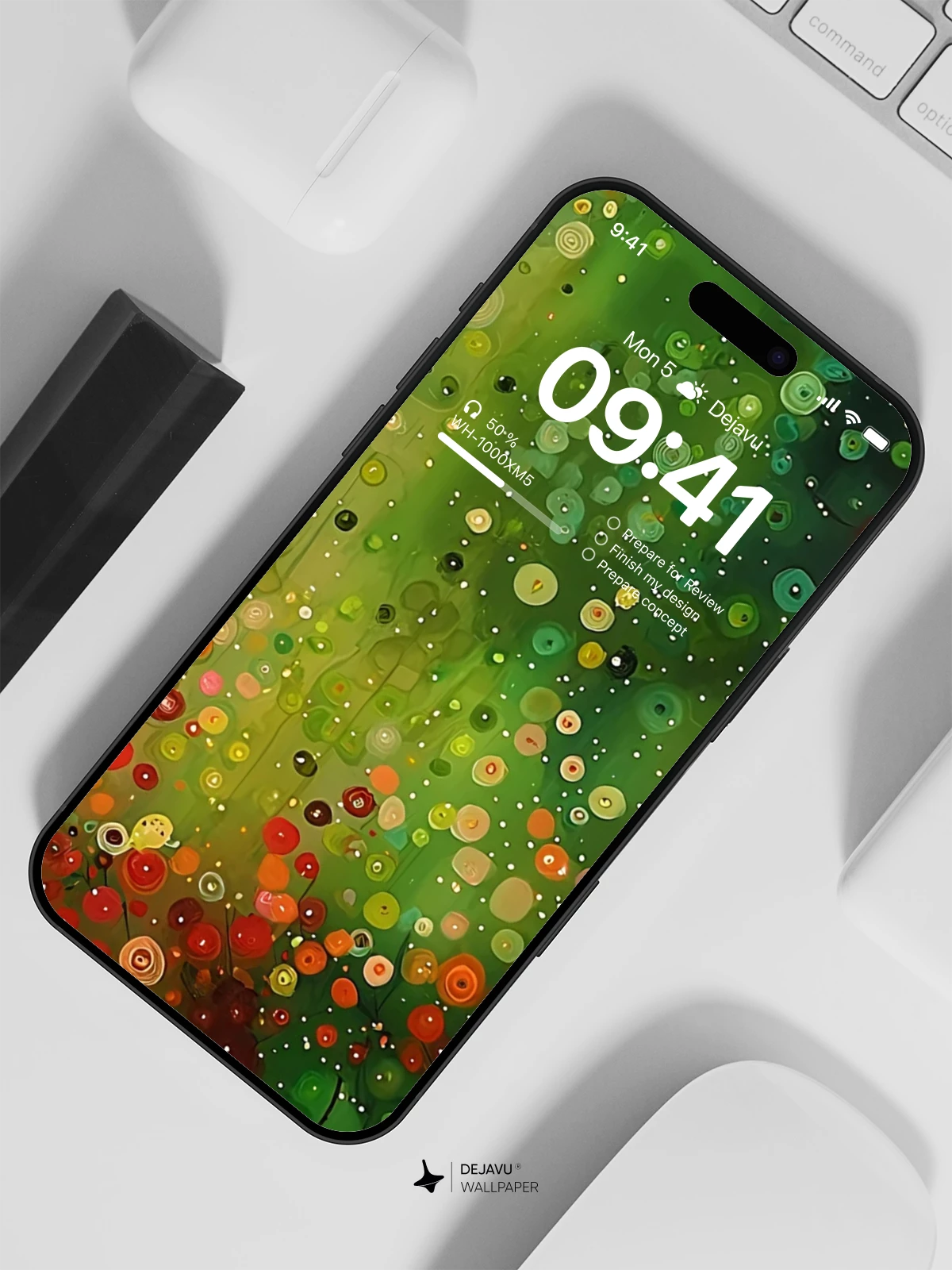 Abstract Colorful Tree Wallpaper 4K for iPhone Lock Screen