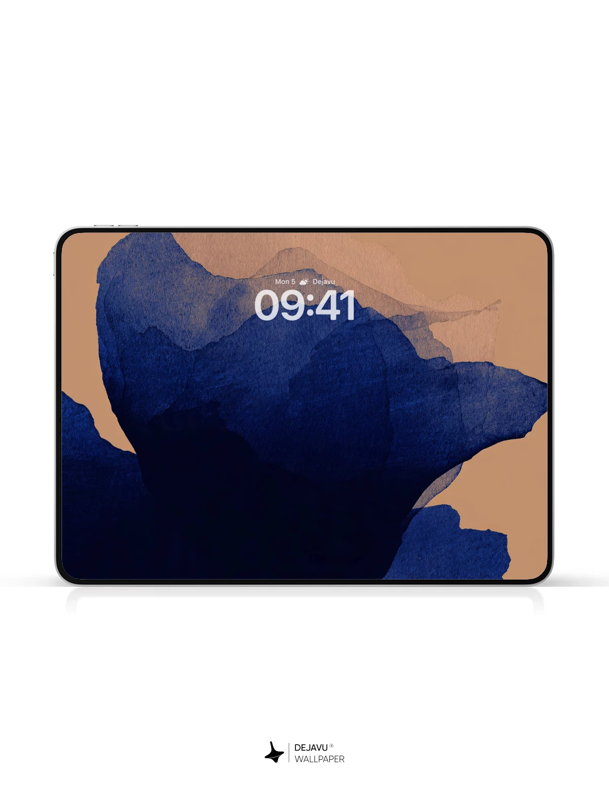 Blue Abstract Flower Wallpaper 4K AMOLED Display