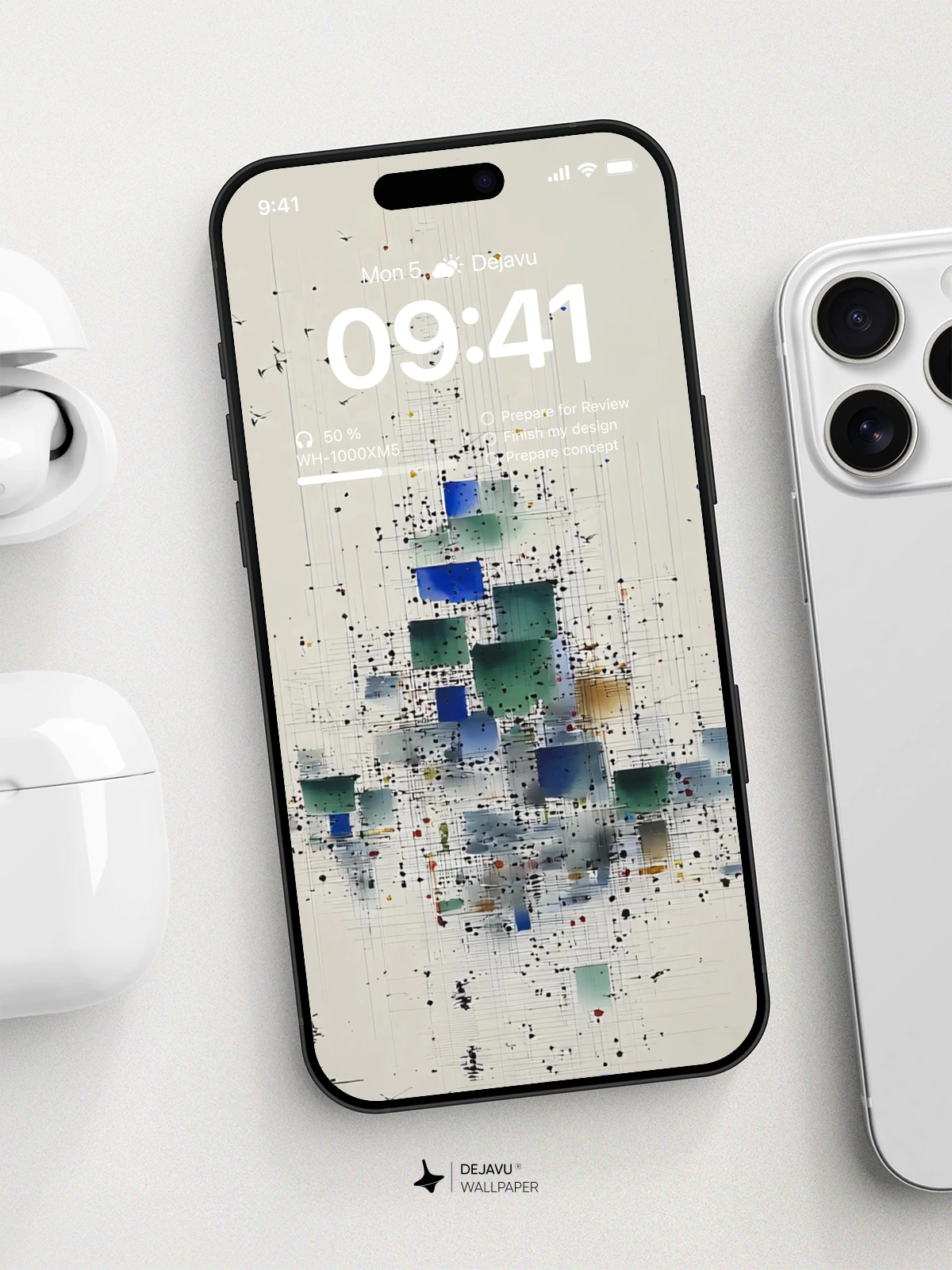 抽象几何壁纸4K iPhone锁屏