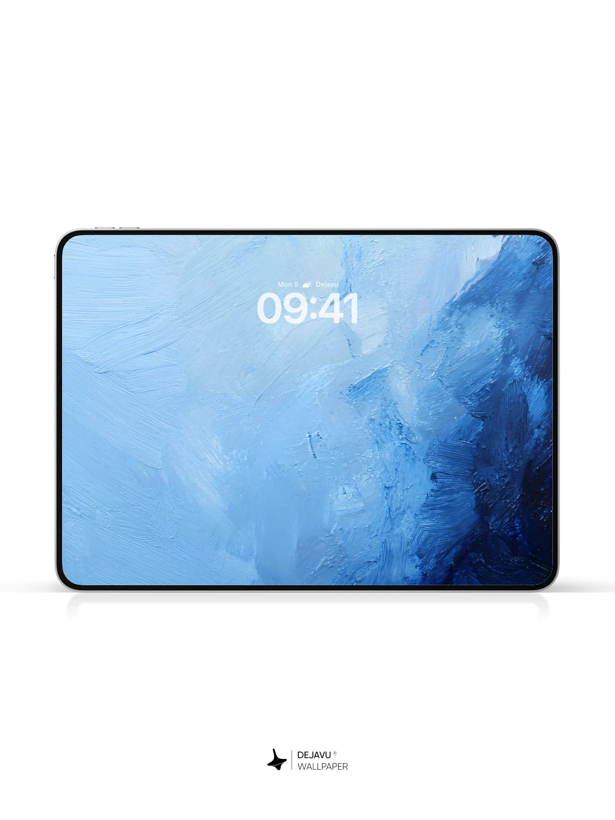 Blue Gradient Abstract Wallpaper 4K for iPhone Lock Screen