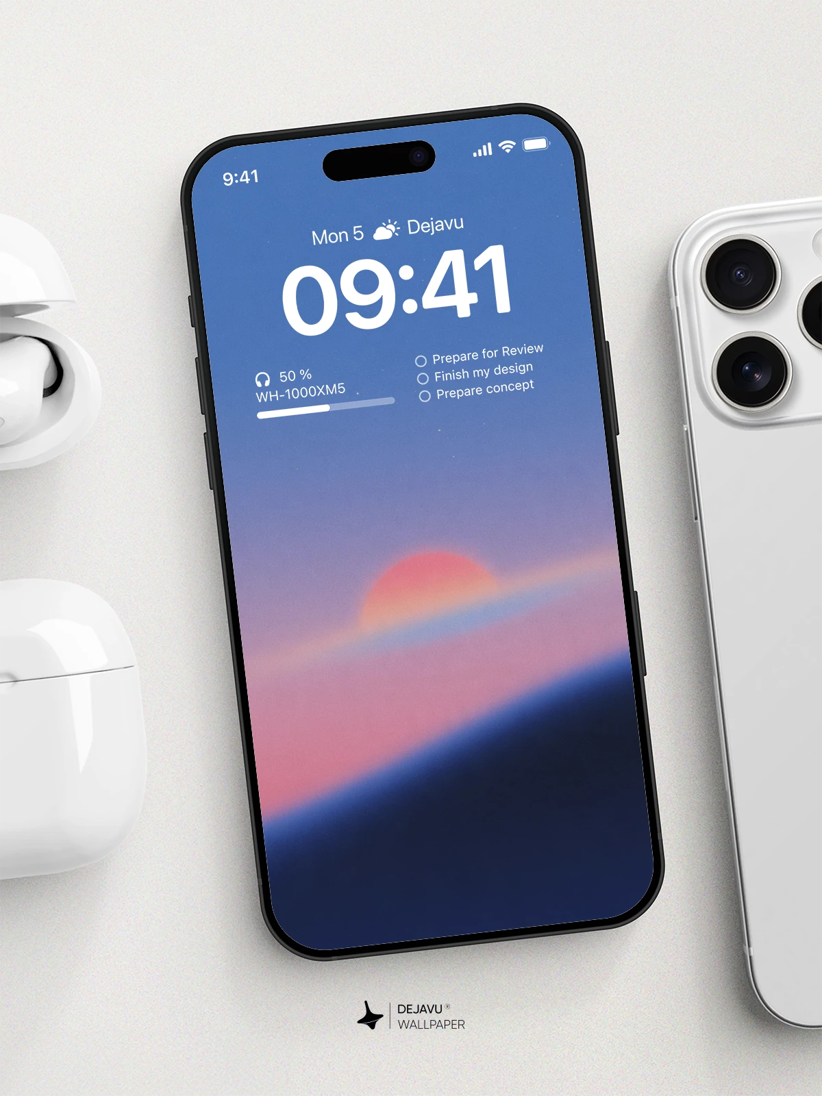 Sunset Horizon Wallpaper 4K for iPhone Lock Screen