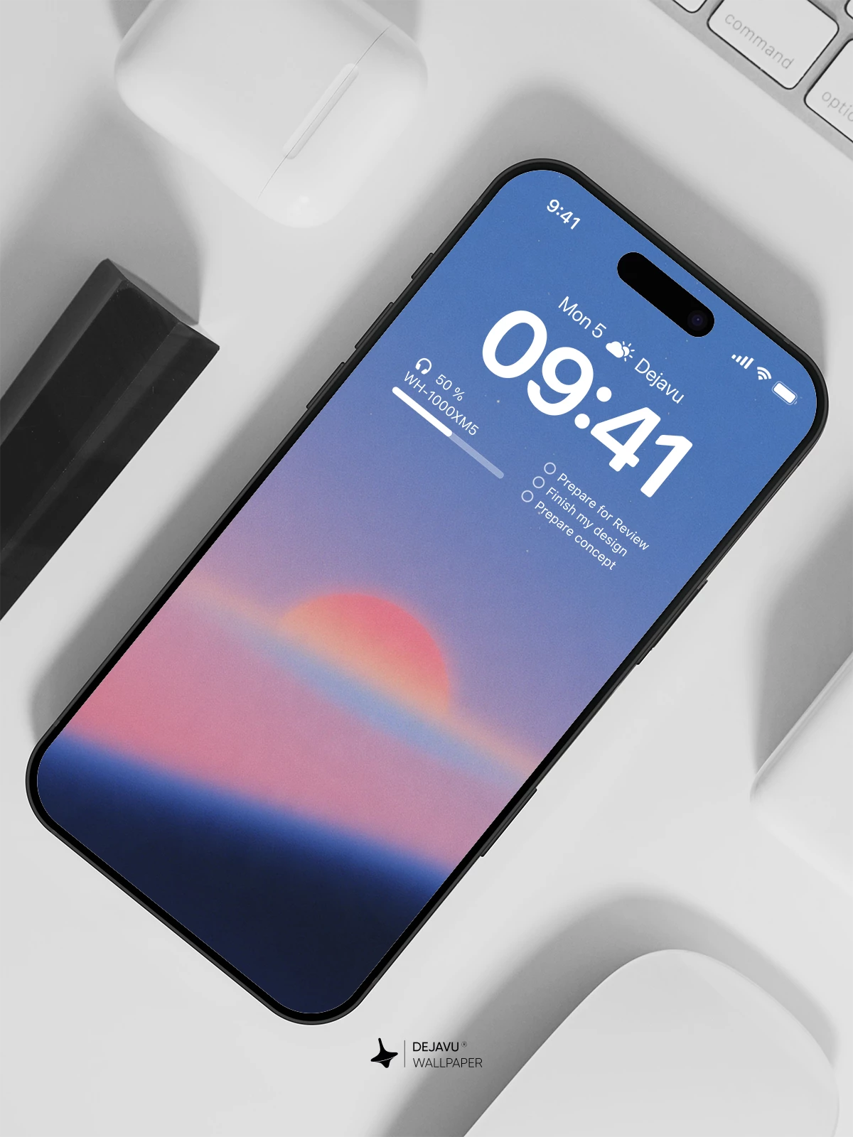 Sunset Horizon Wallpaper 4K for iPhone Lock Screen