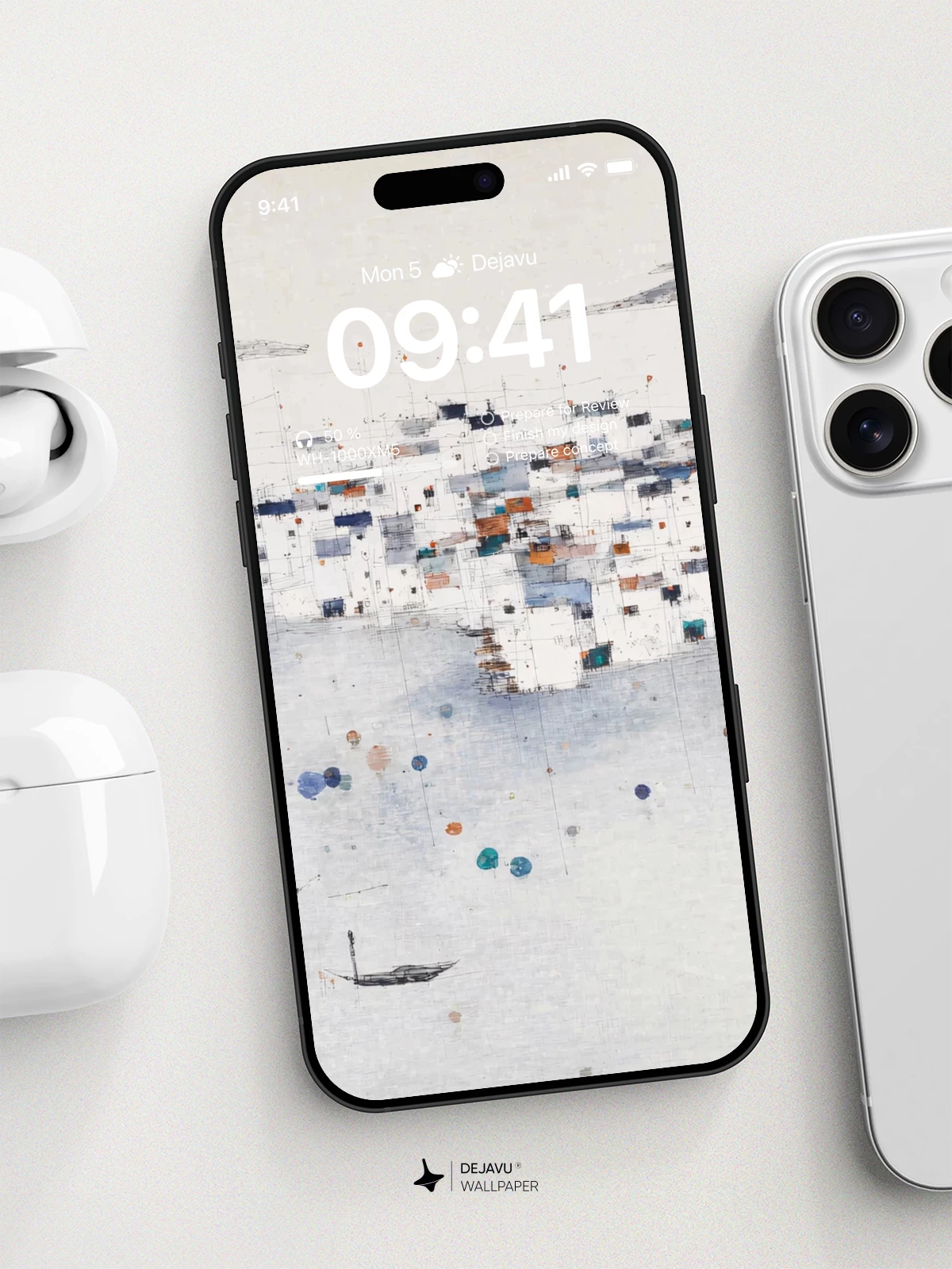 White Village Wallpaper 4K for iPhone Lock Screen