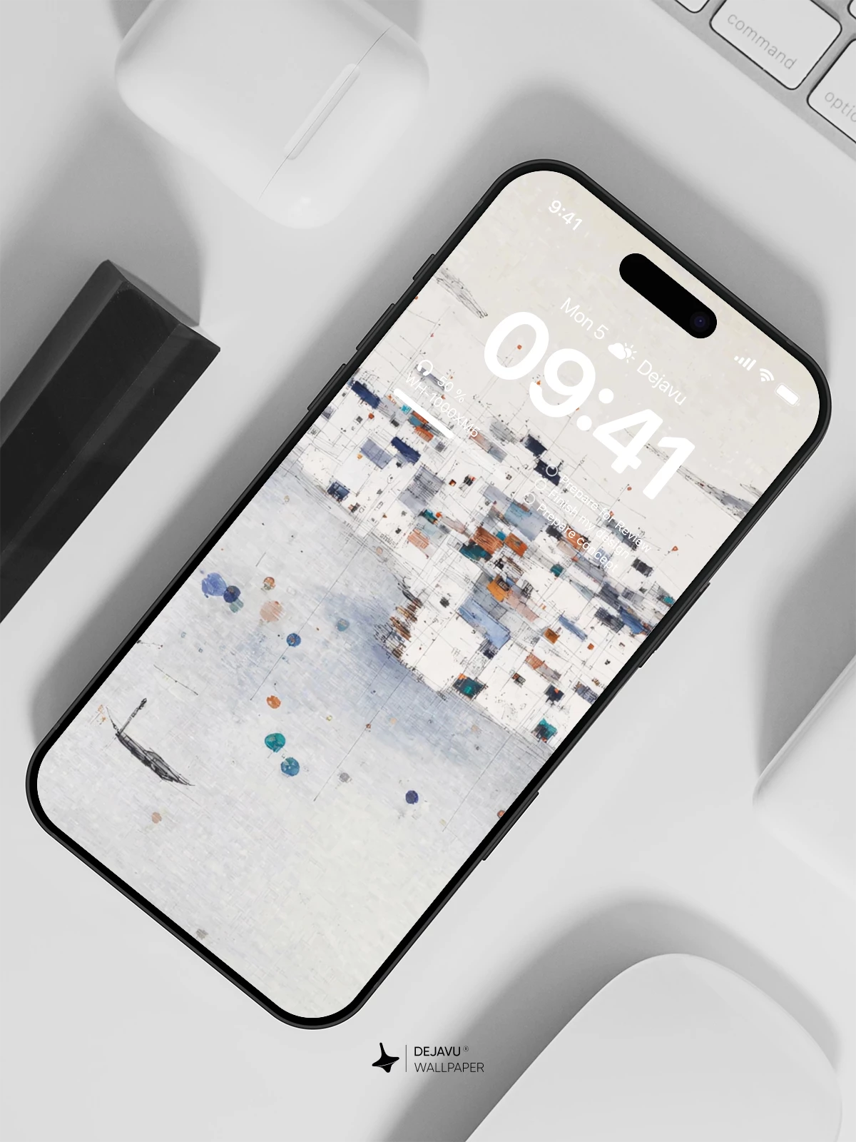 White Village Wallpaper 4K for iPhone Lock Screen
