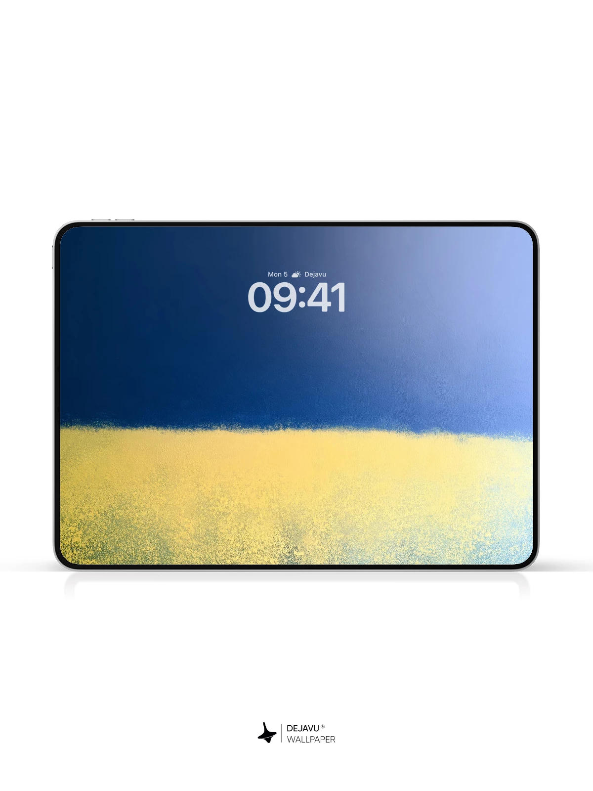 Yellow and Blue Gradient Wallpaper 4K for iPhone Lock Screen