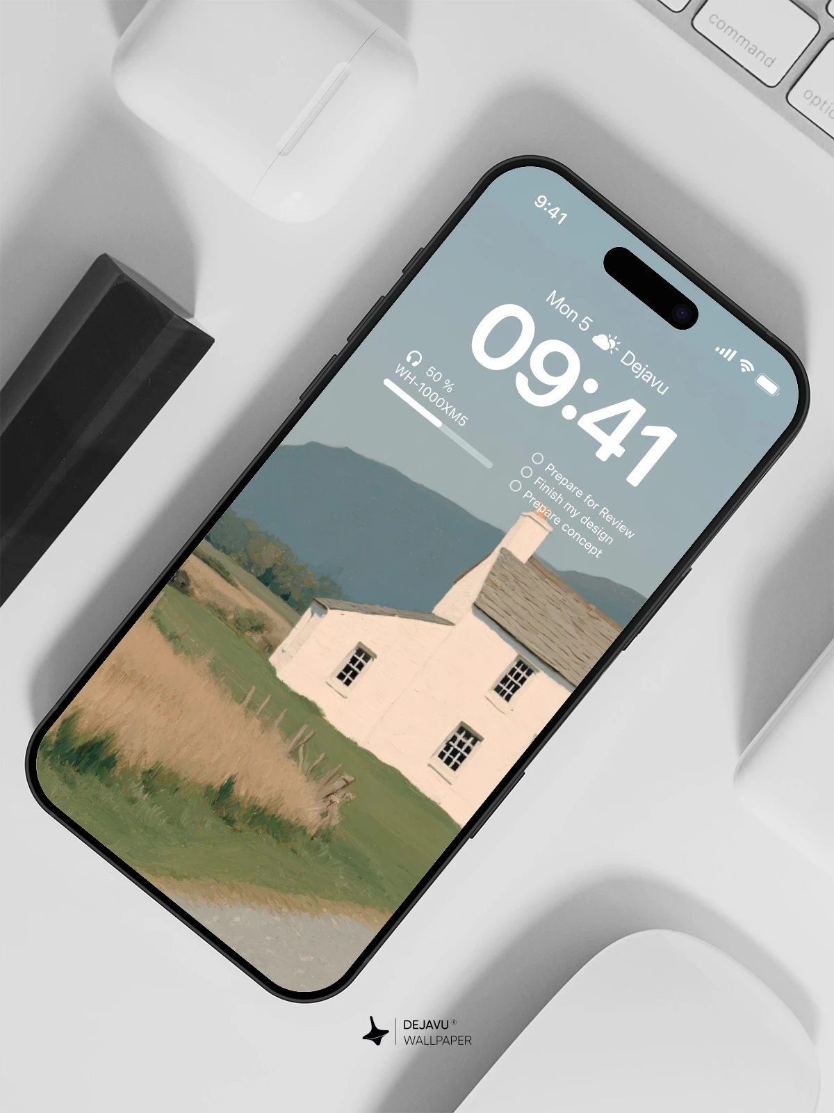 Countryside White House Wallpaper 4K for iPhone Lock Screen