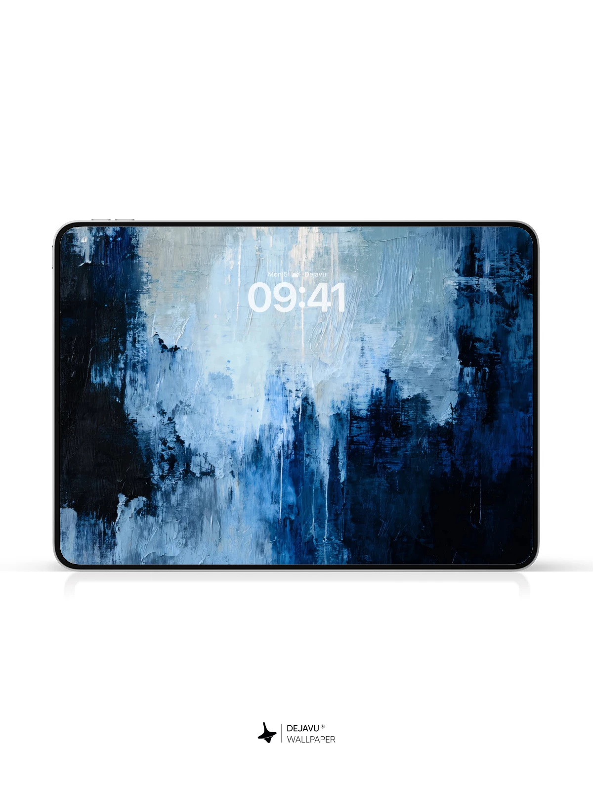 Blue Abstract Wallpaper 4K for iPhone Lock Screen