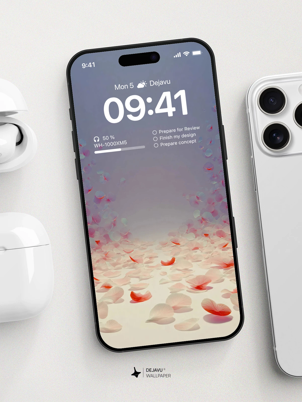 Pink Petals Wallpaper 4K for iPhone Lock Screen