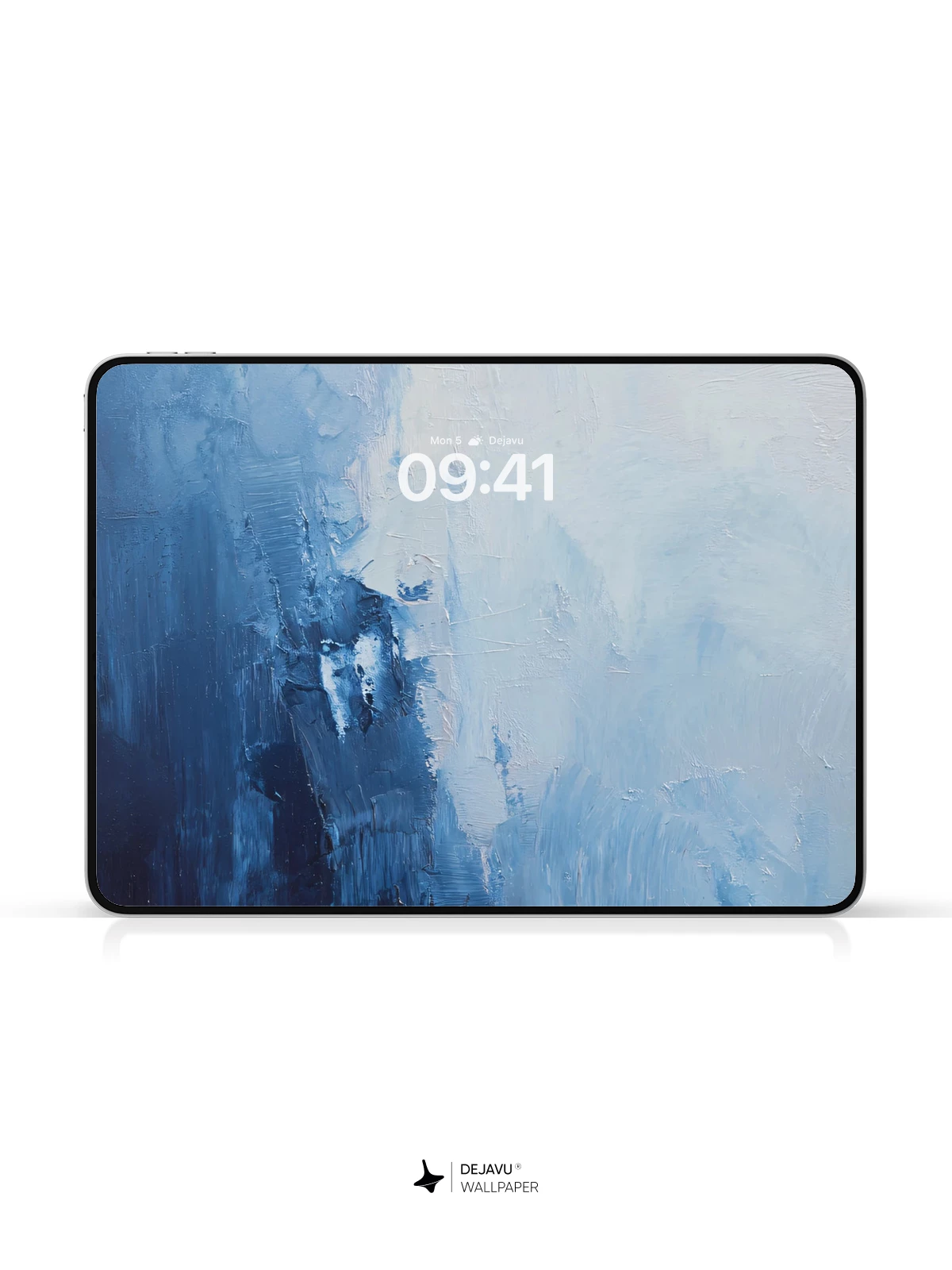 Blue Abstract Art Wallpaper 4K for iPhone Lock Screen