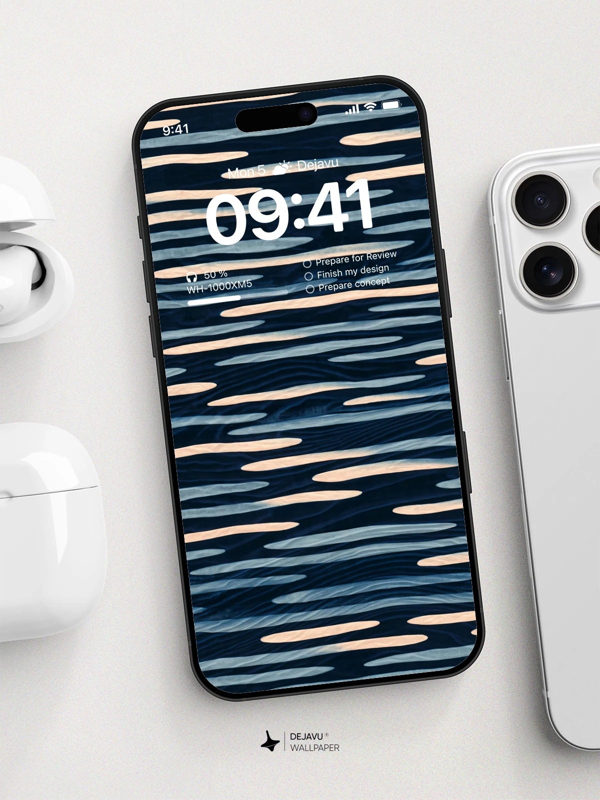 波纹抽象壁纸4K iPhone锁屏