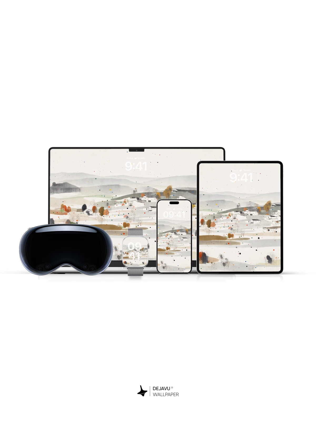 Winter Snow Landscape Wallpaper 4K for iPhone Lock Screen