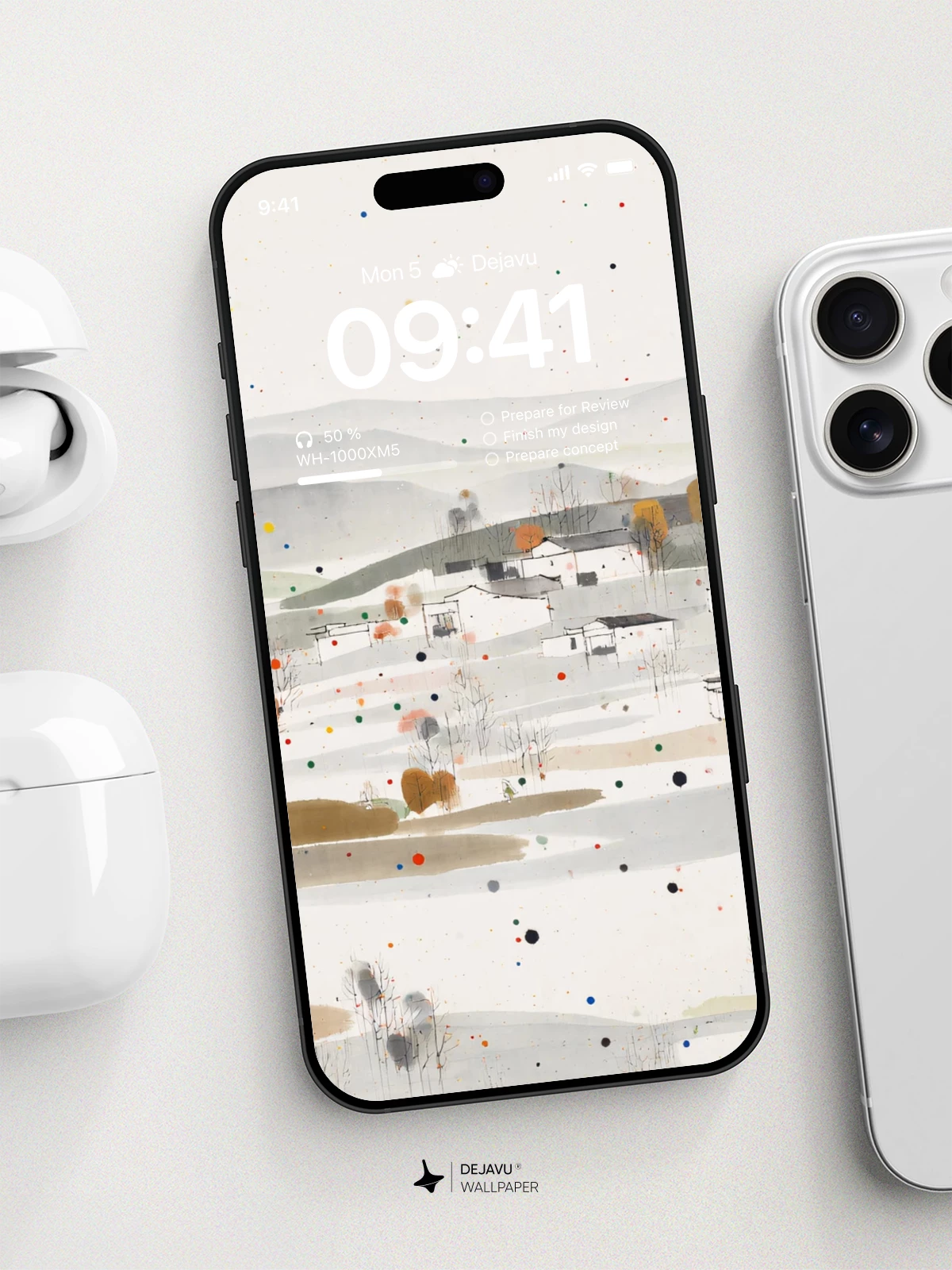 Winter Snow Landscape Wallpaper 4K for iPhone Lock Screen