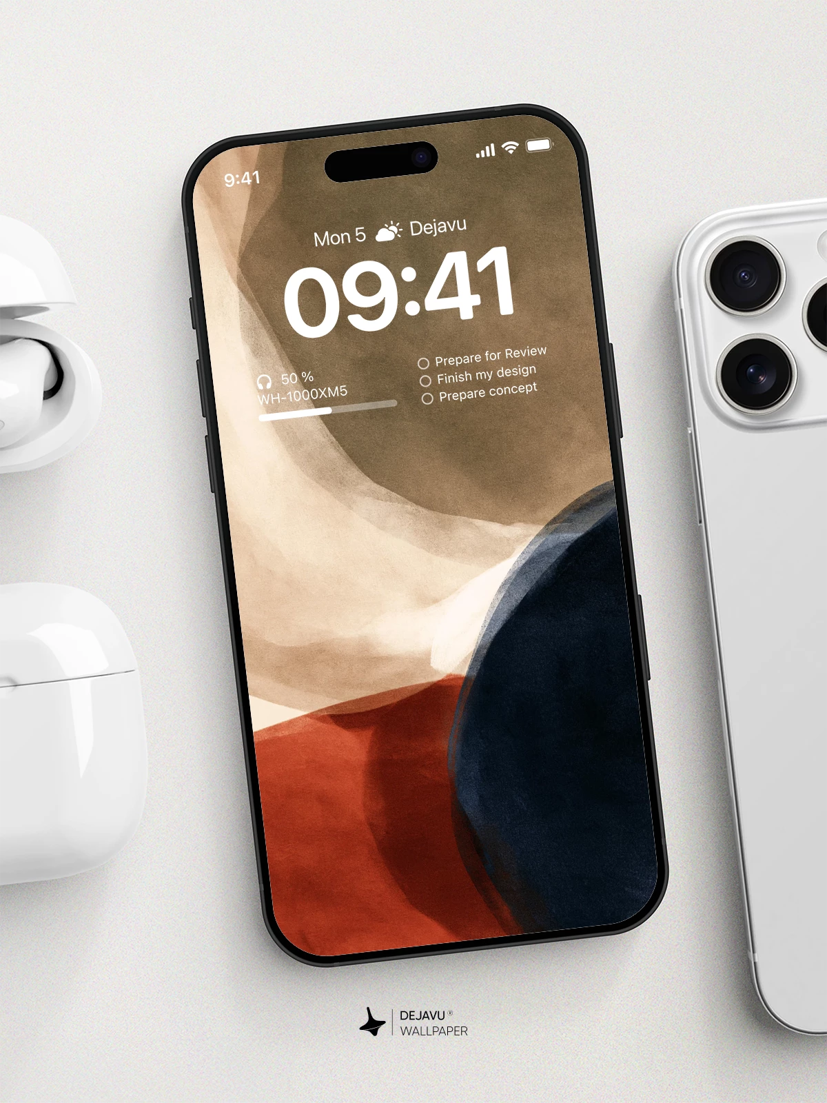 Abstract Shapes Wallpaper 4K for Mobile Background