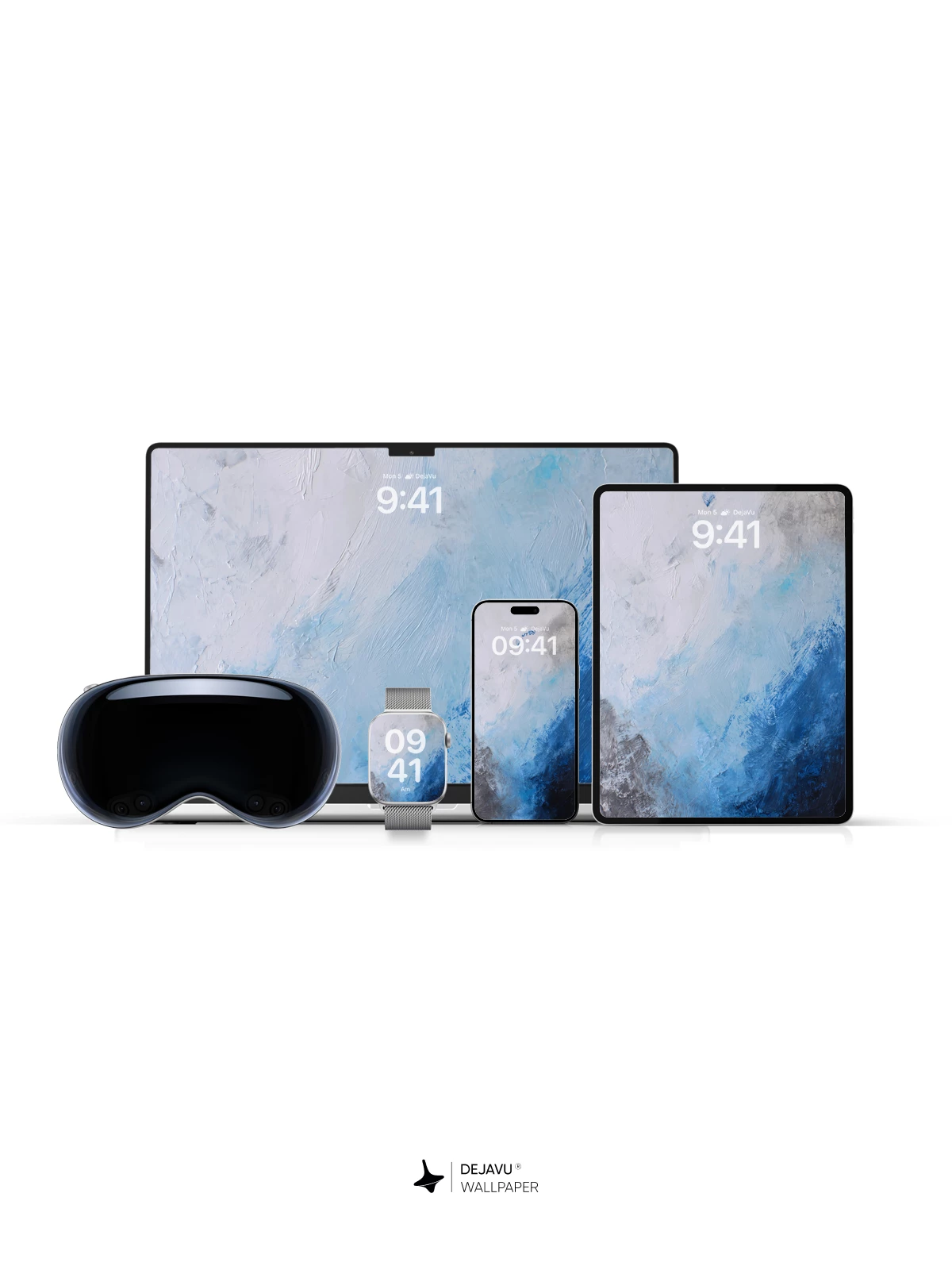 Abstract Blue White Gray Wallpaper 4K for iPhone Lock Screen