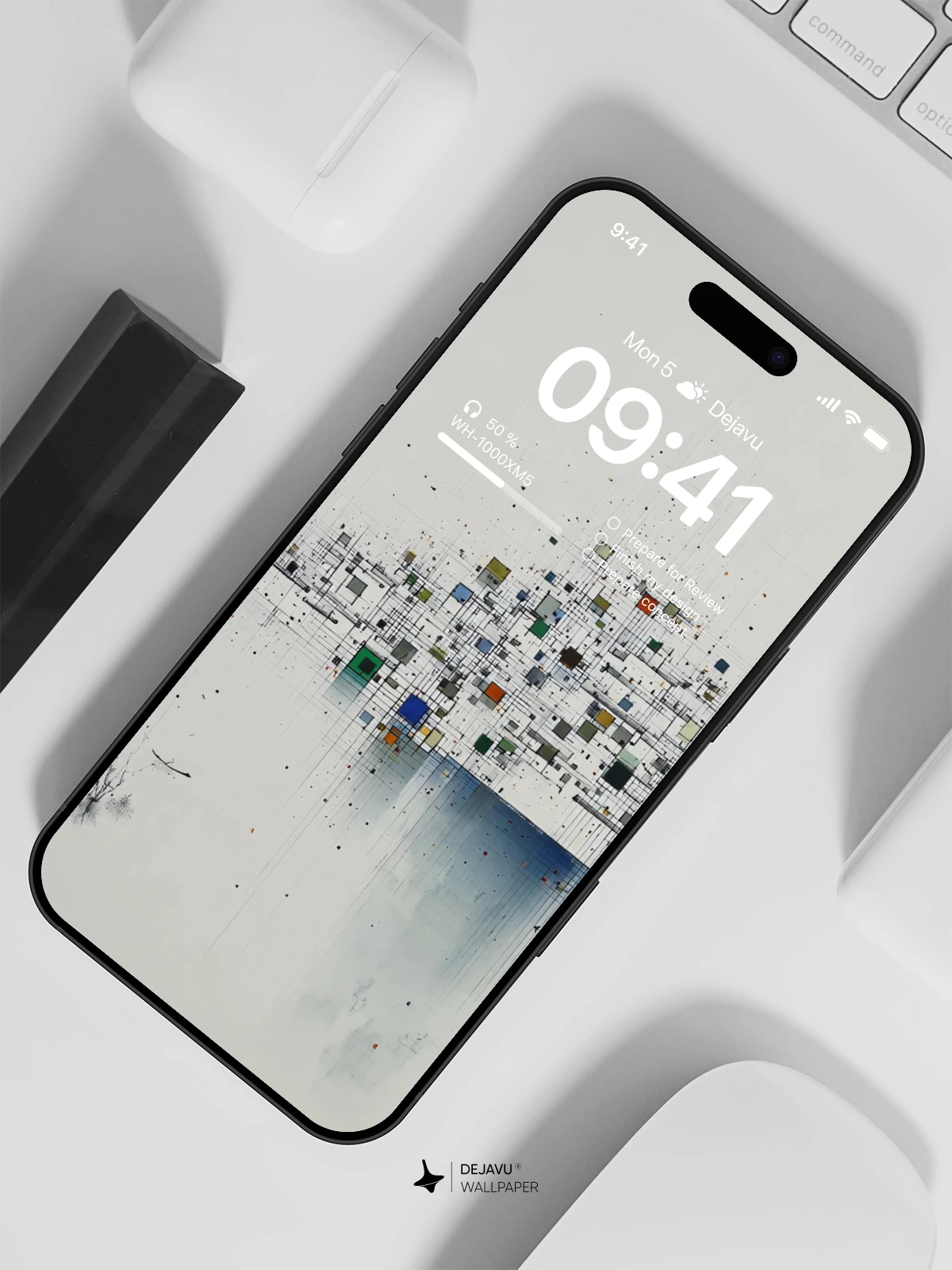 Abstract Color Block Wallpaper 4K for Mobile Background