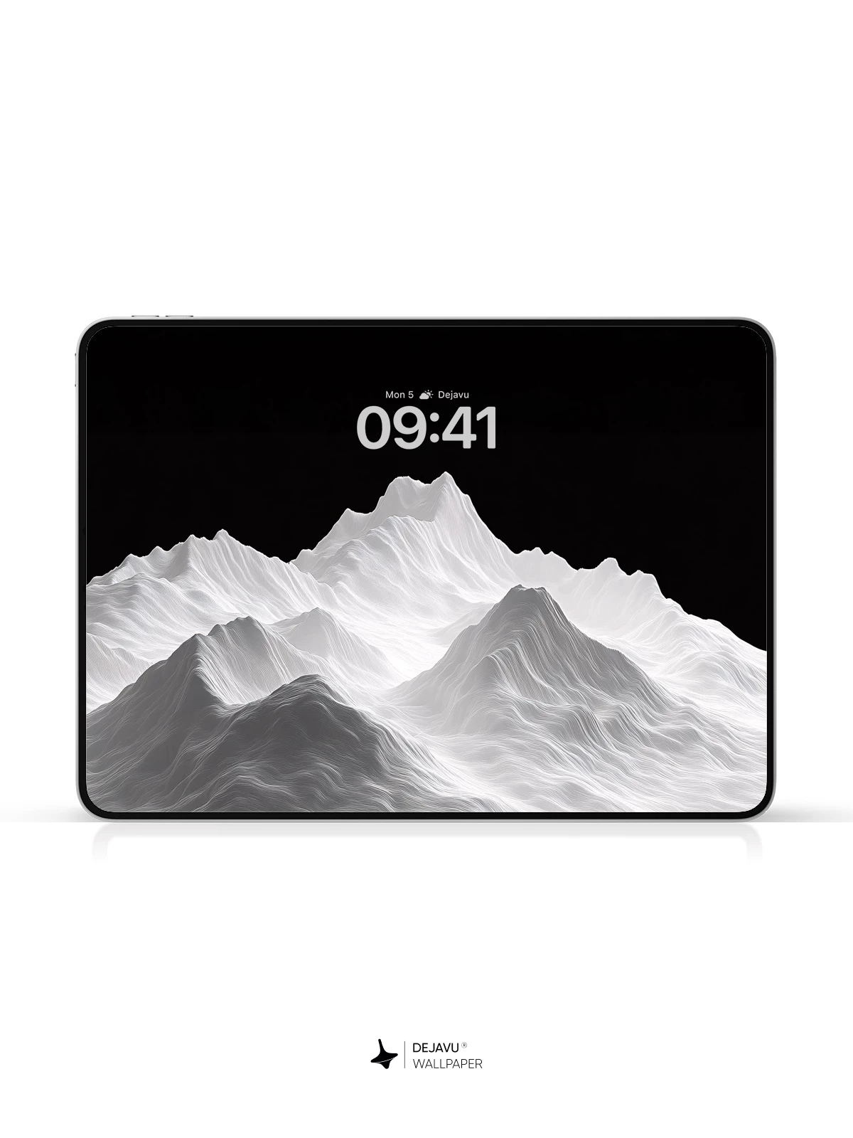 White Snow Mountain 4K Wallpaper for iPhone Lock Screen