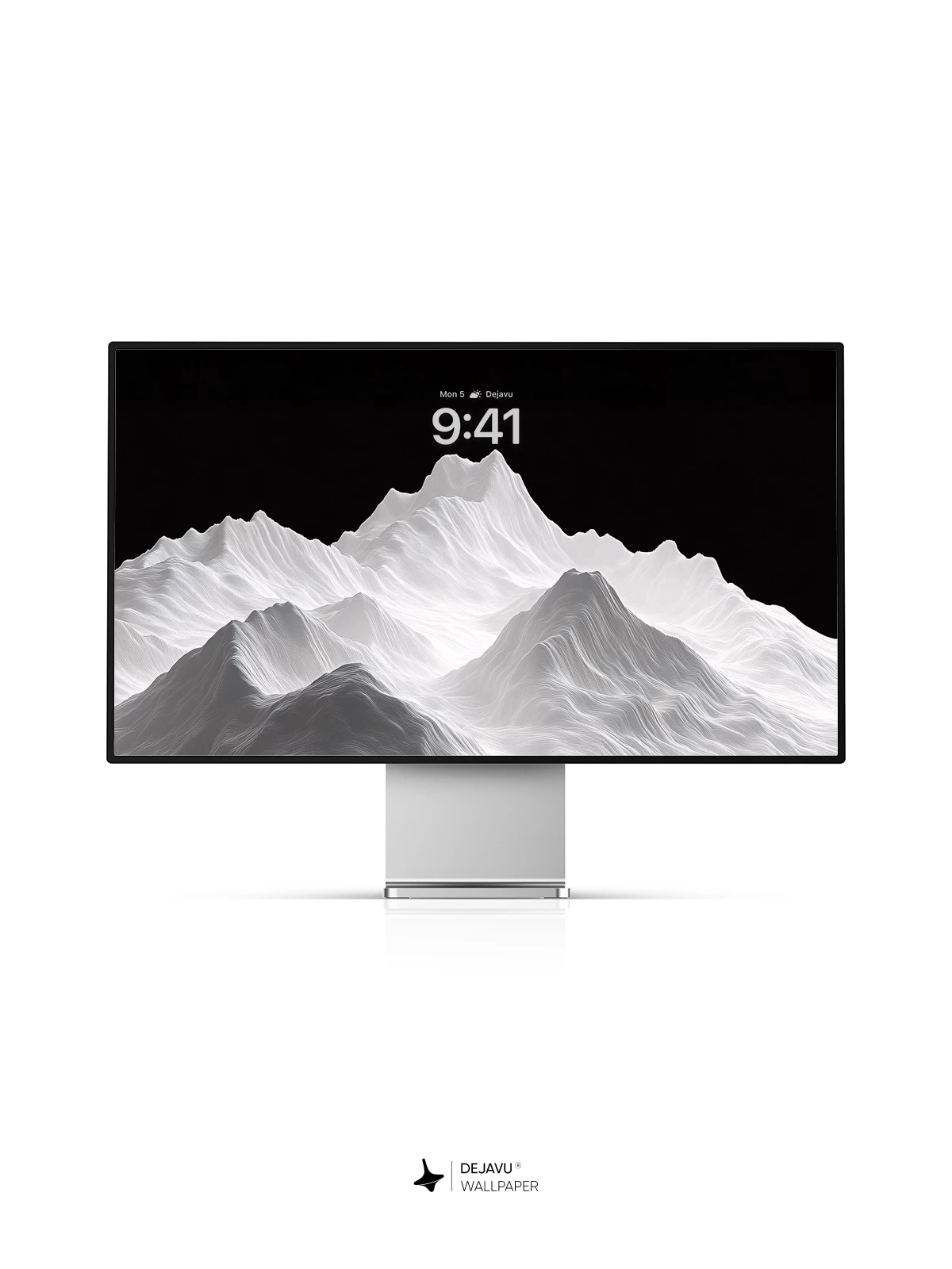 White Snow Mountain 4K Wallpaper for iPhone Lock Screen