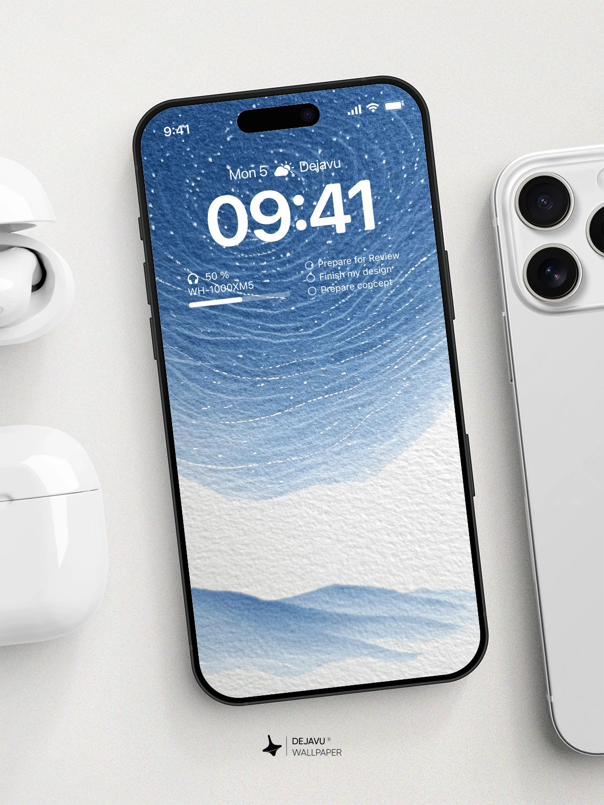 星空漩涡壁纸4K iPhone锁屏