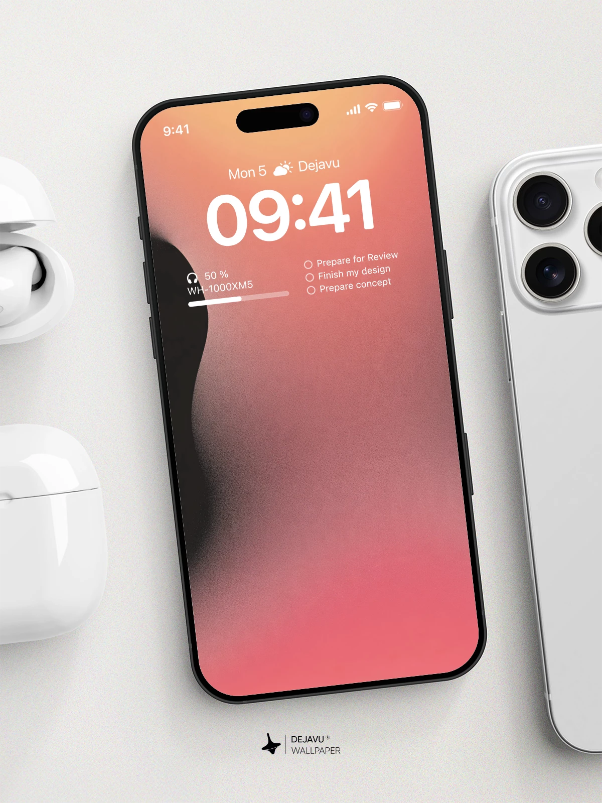 Abstract Gradient Wallpaper 4K for iPhone Lock Screen